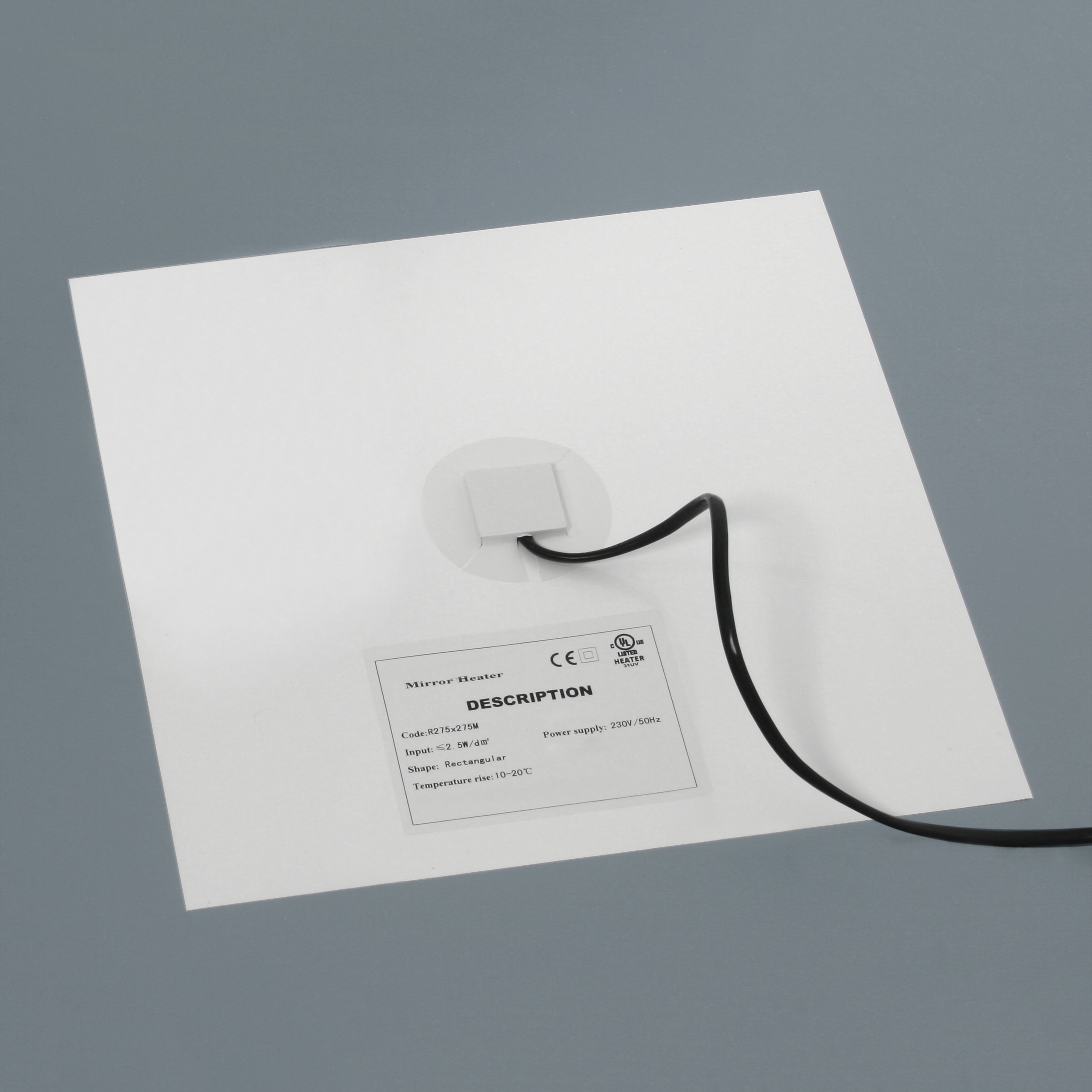 Heated De-mister Pad