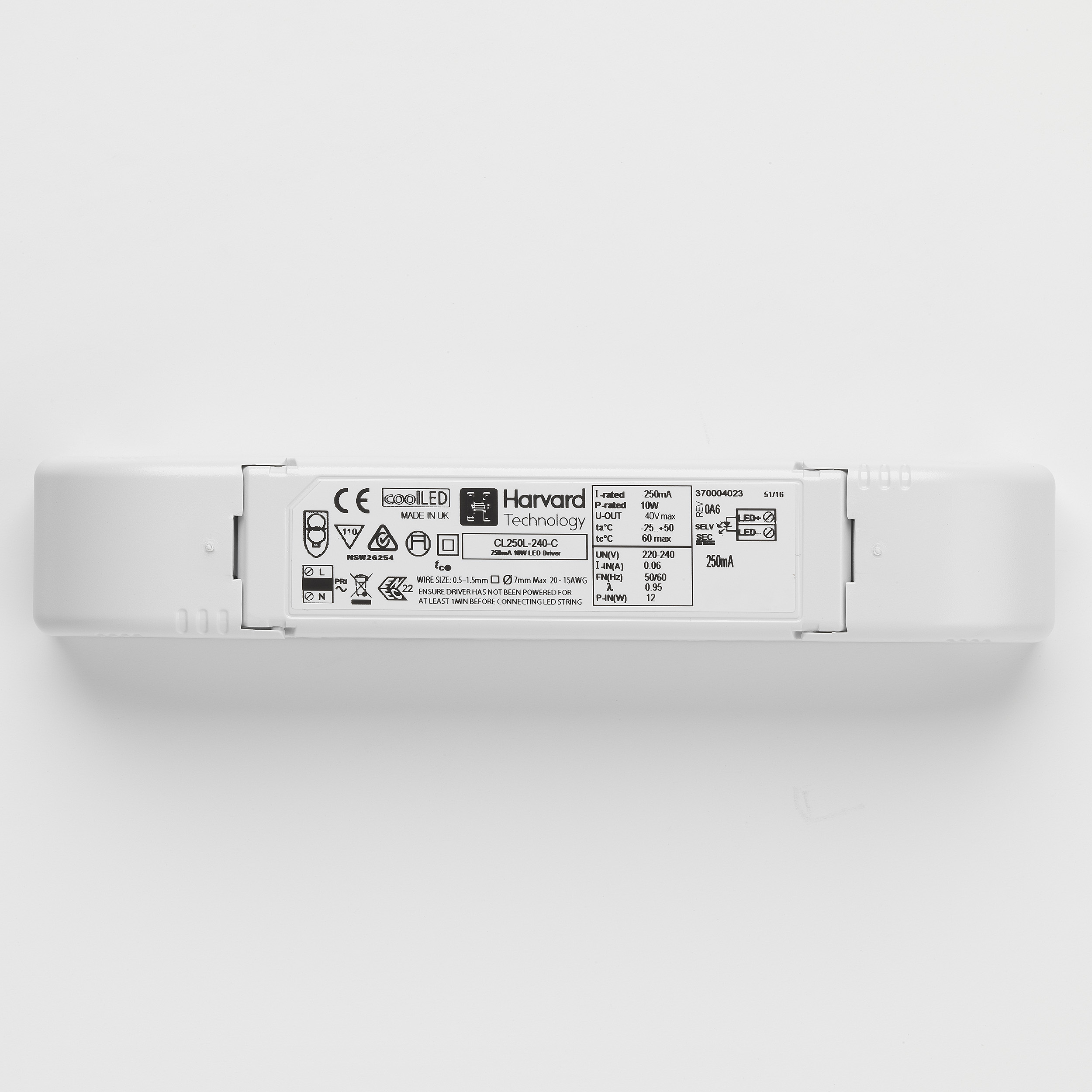 LED Driver CC 250mA 1.5-10W