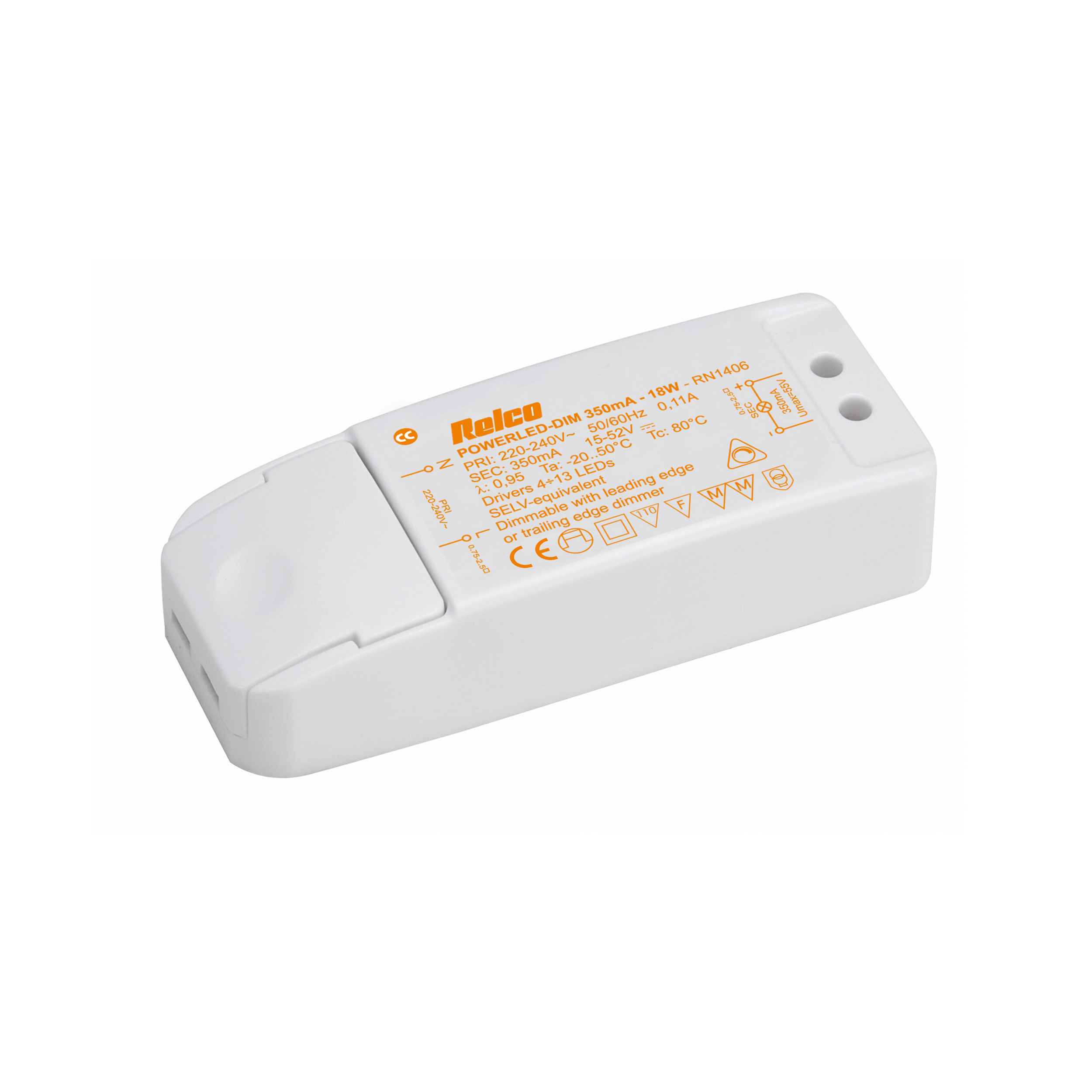 LED Driver CC 350mA 5.3-18W Phase Dim