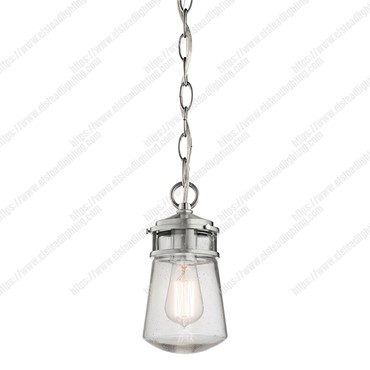 Lyndon 1 Light Small Chain Lantern &#8211; Brushed Aluminum