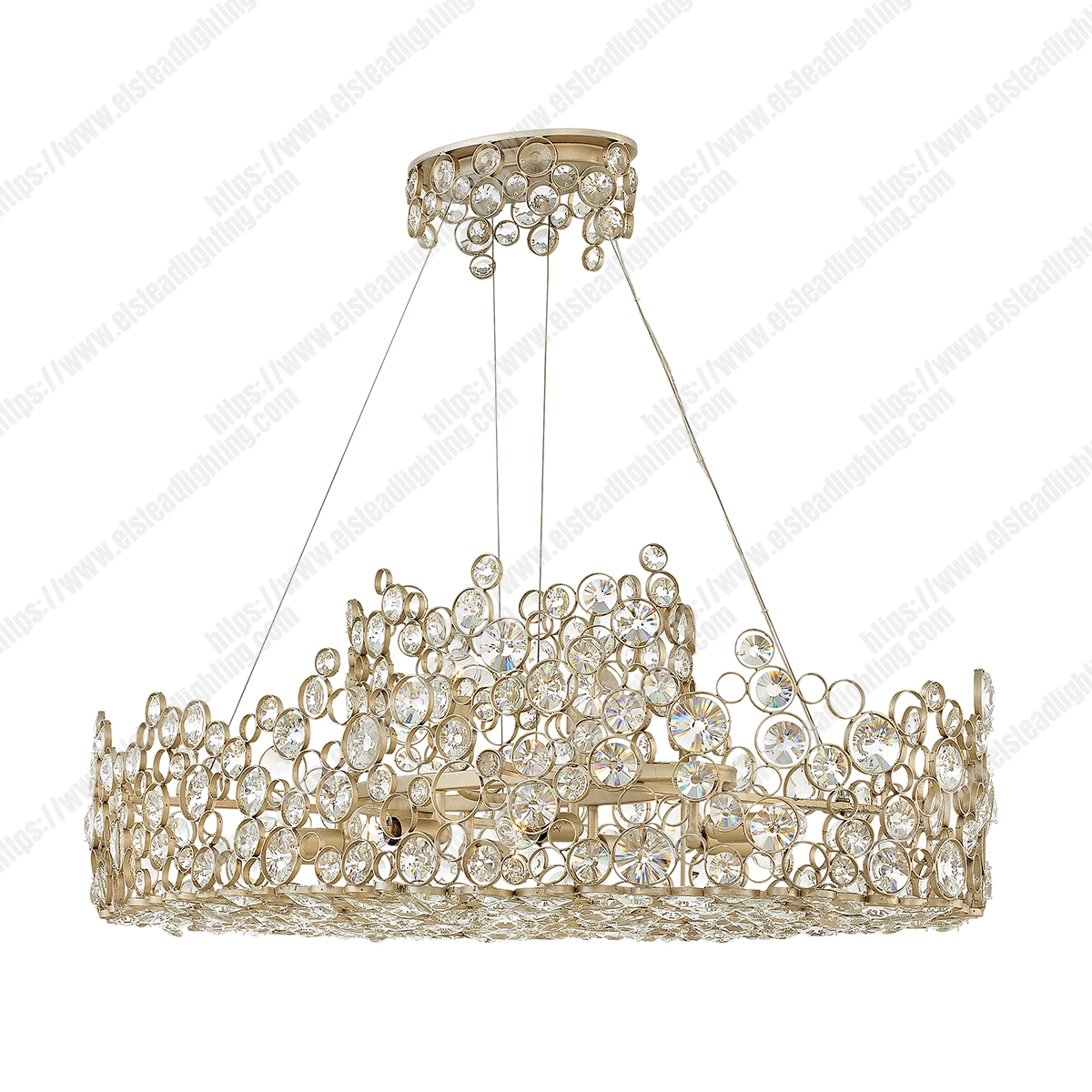 Anya 10 Light Linear Chandelier