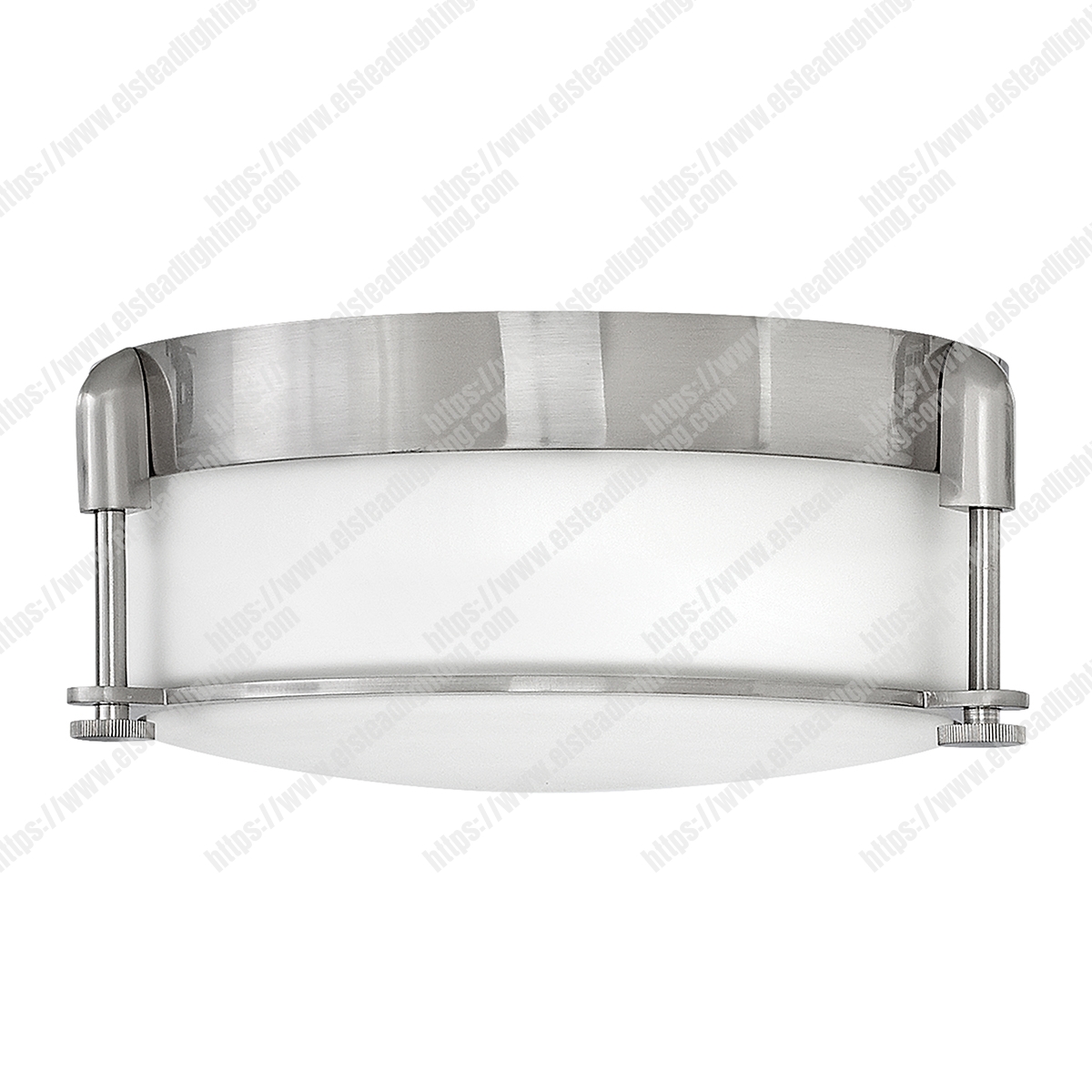 Colbin 2 Light Small Flush Mount – Brushed Nickel