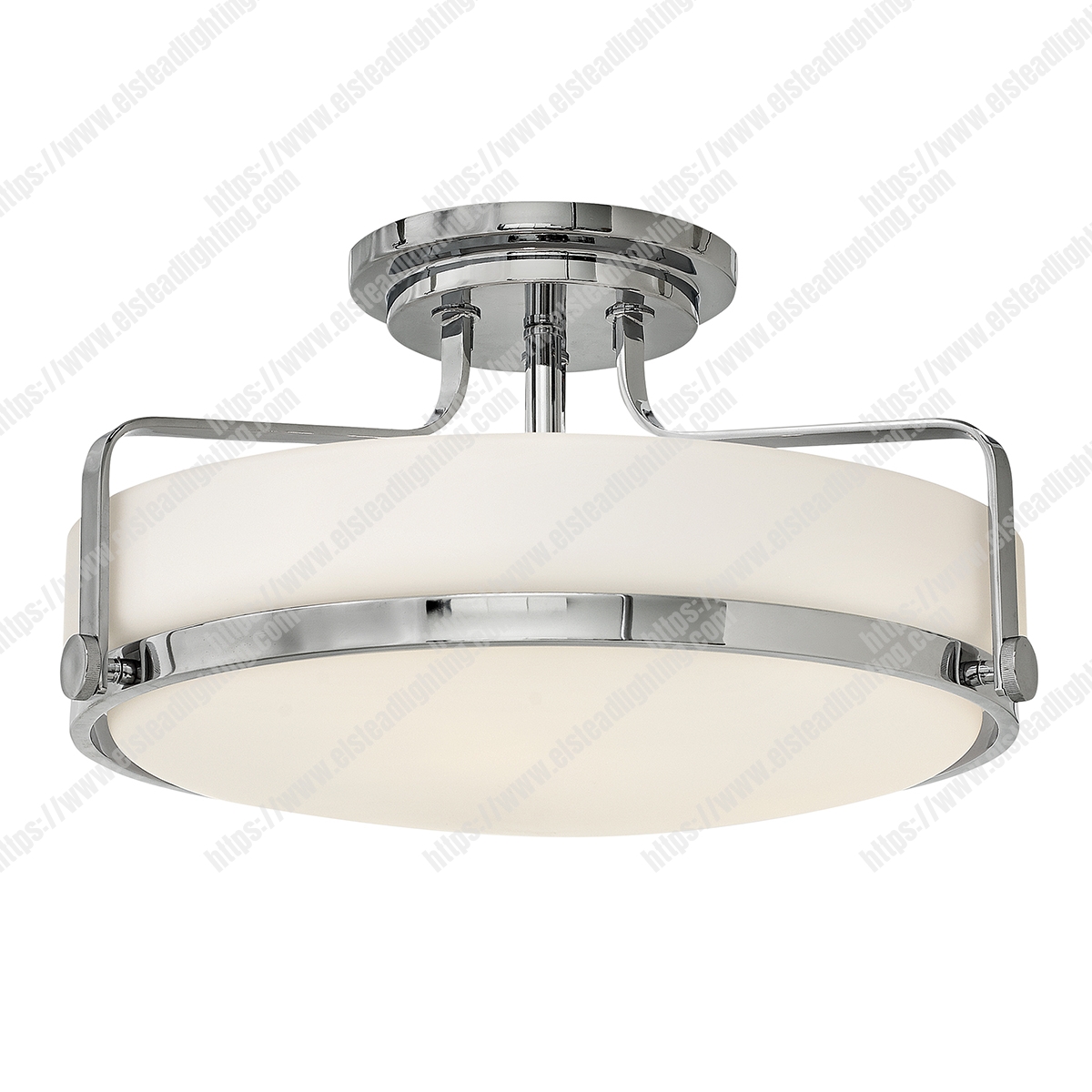 Harper 3 Light Medium Semi Flush  – Chrome