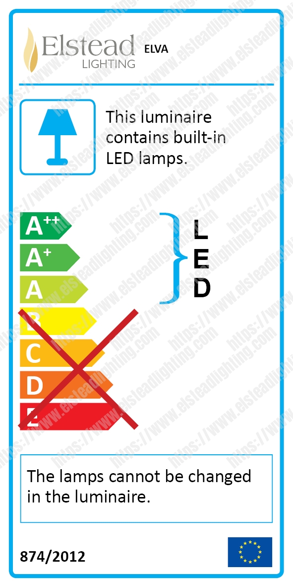 Elva 1 Light Wall Fitting