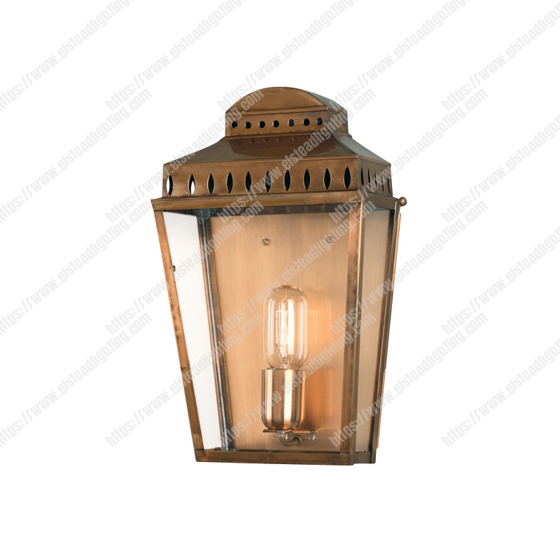 Mansion House 1 Light Wall Lantern – Brass