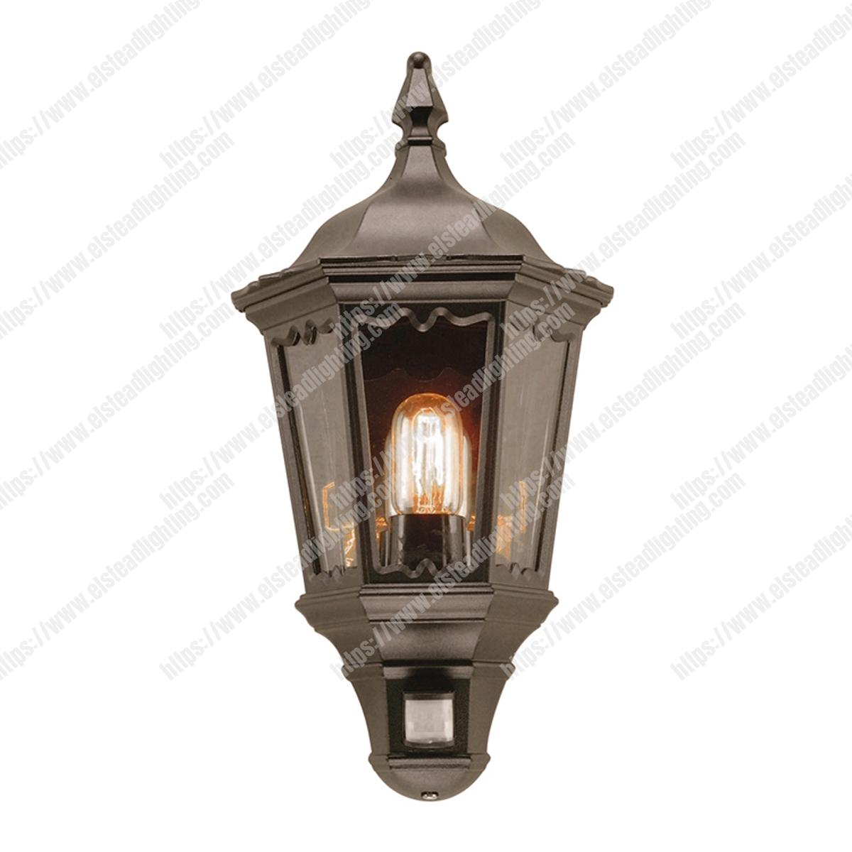 Medstead 1 Light Half Lantern With Pir Sensor