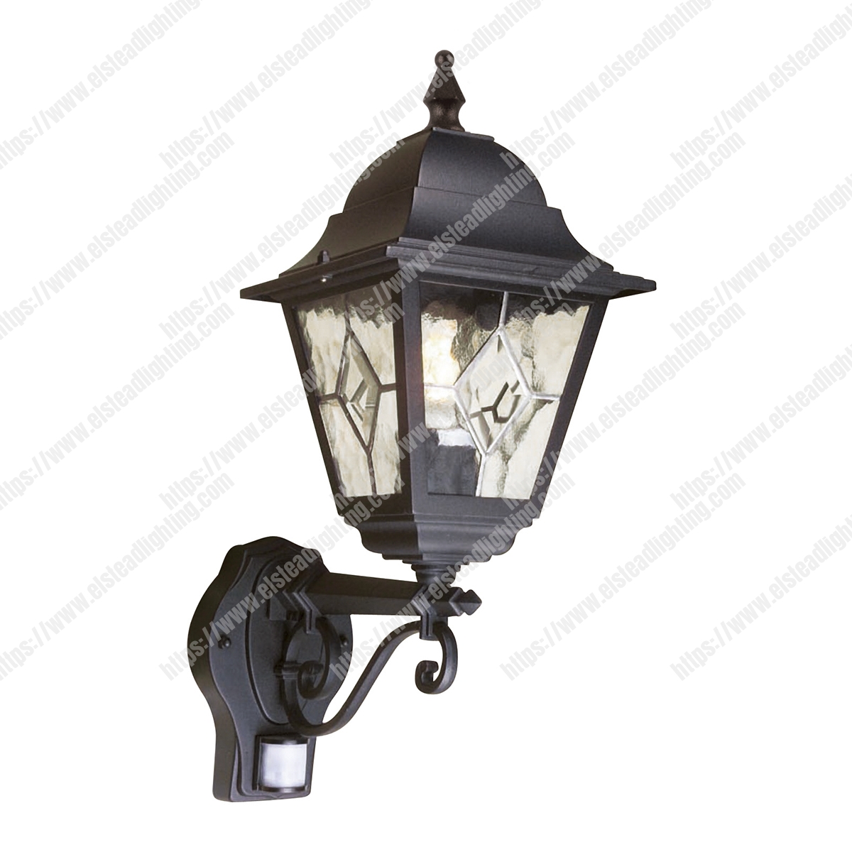 Norfolk 1 Light Up Wall Lantern With PIR