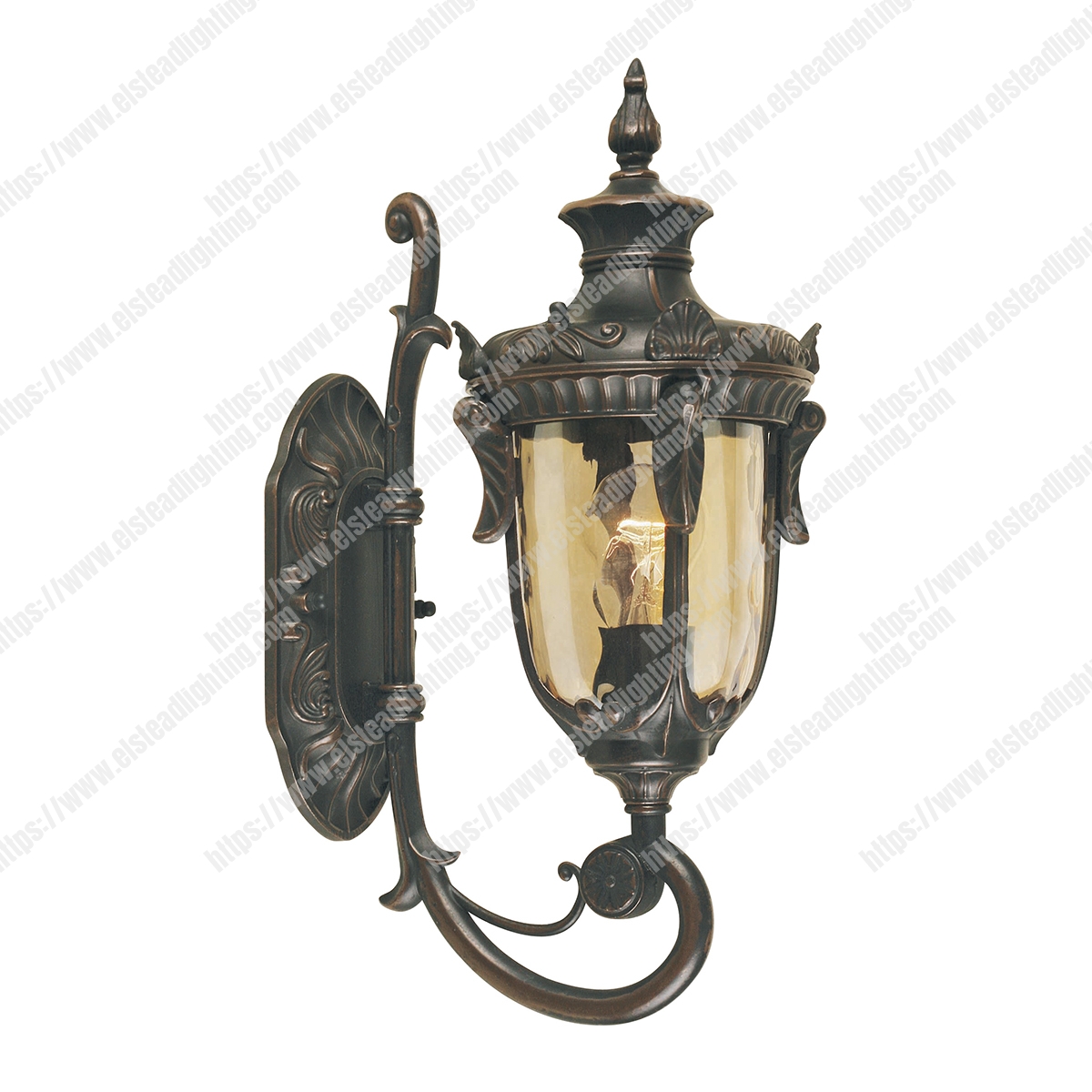 Philadelphia 1 Light Small Wall Lantern -  Old Bronze