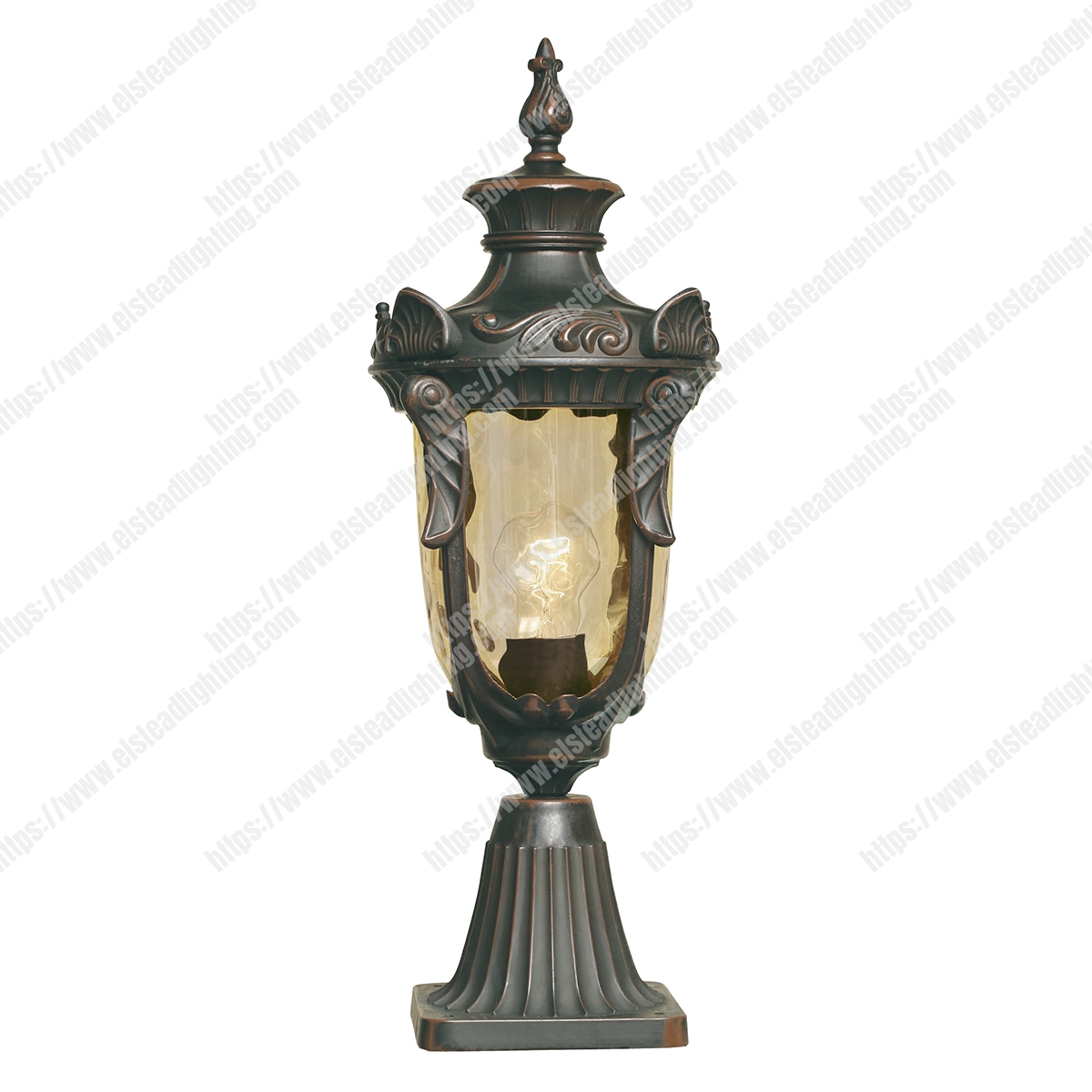 Philadelphia 1 Light Medium Pedestal – Old Bronze