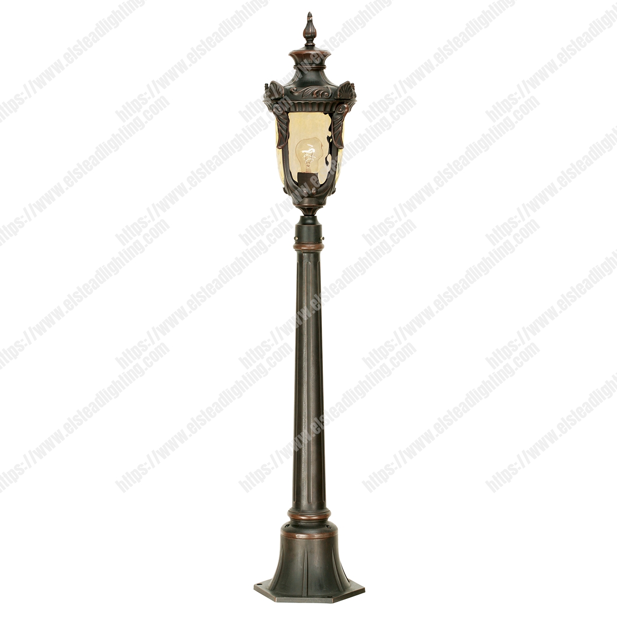 Philadelphia 1 Light Medium Pillar – Old Bronze