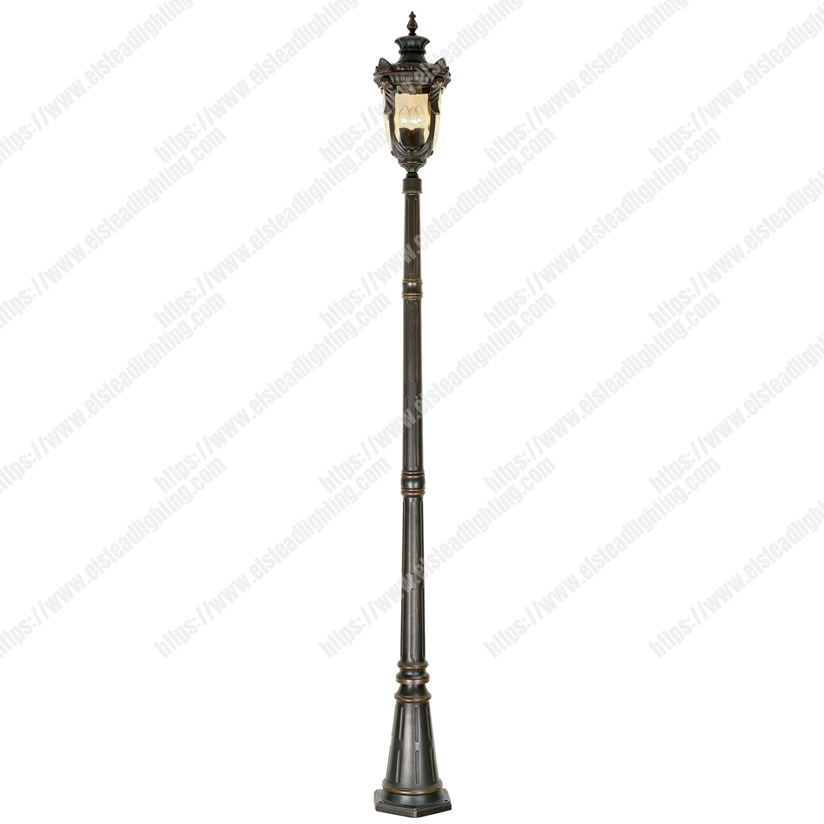 Philadelphia 3 Light Large Lamp Post - Old Bronze