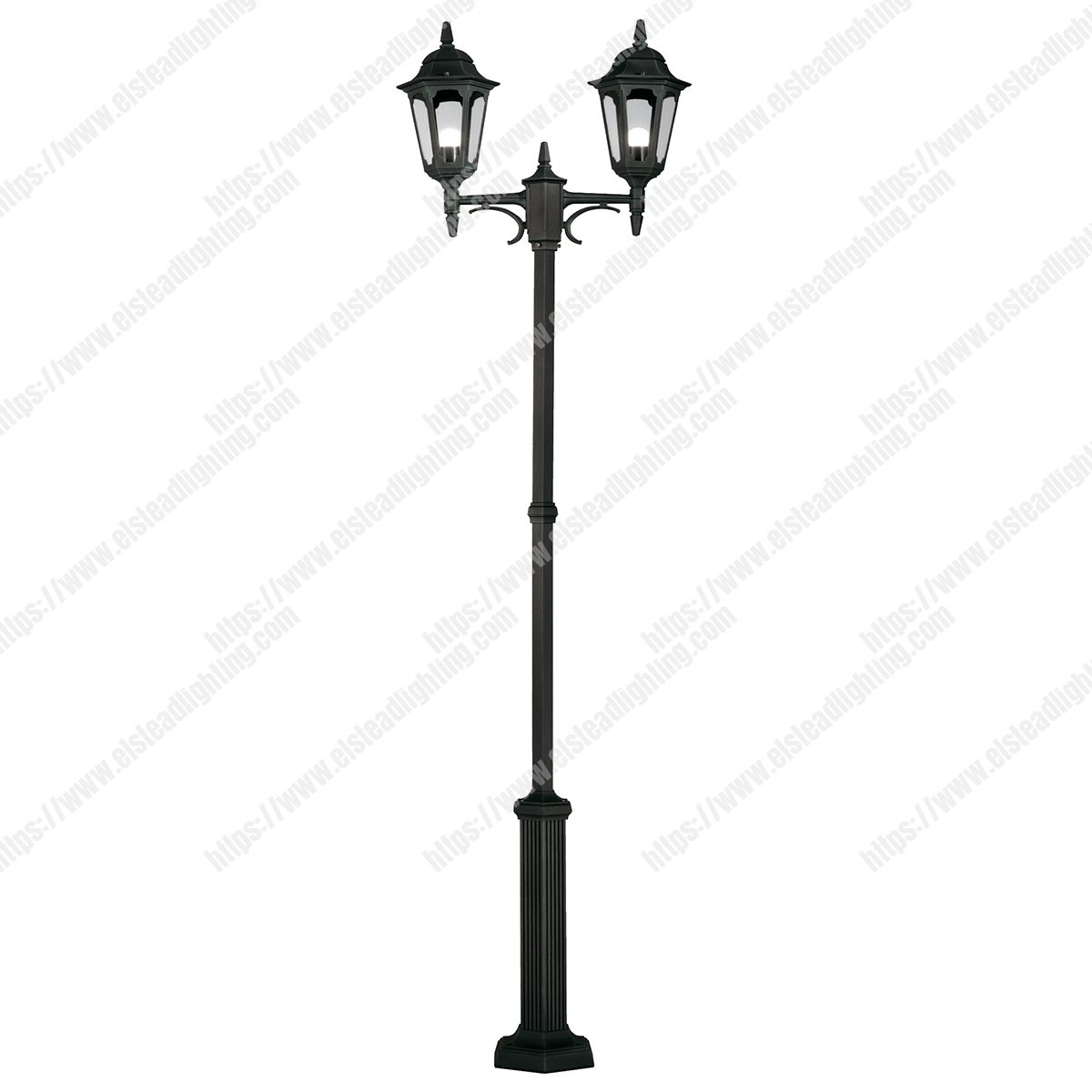 Parish 2 Light Twin Lamp Post