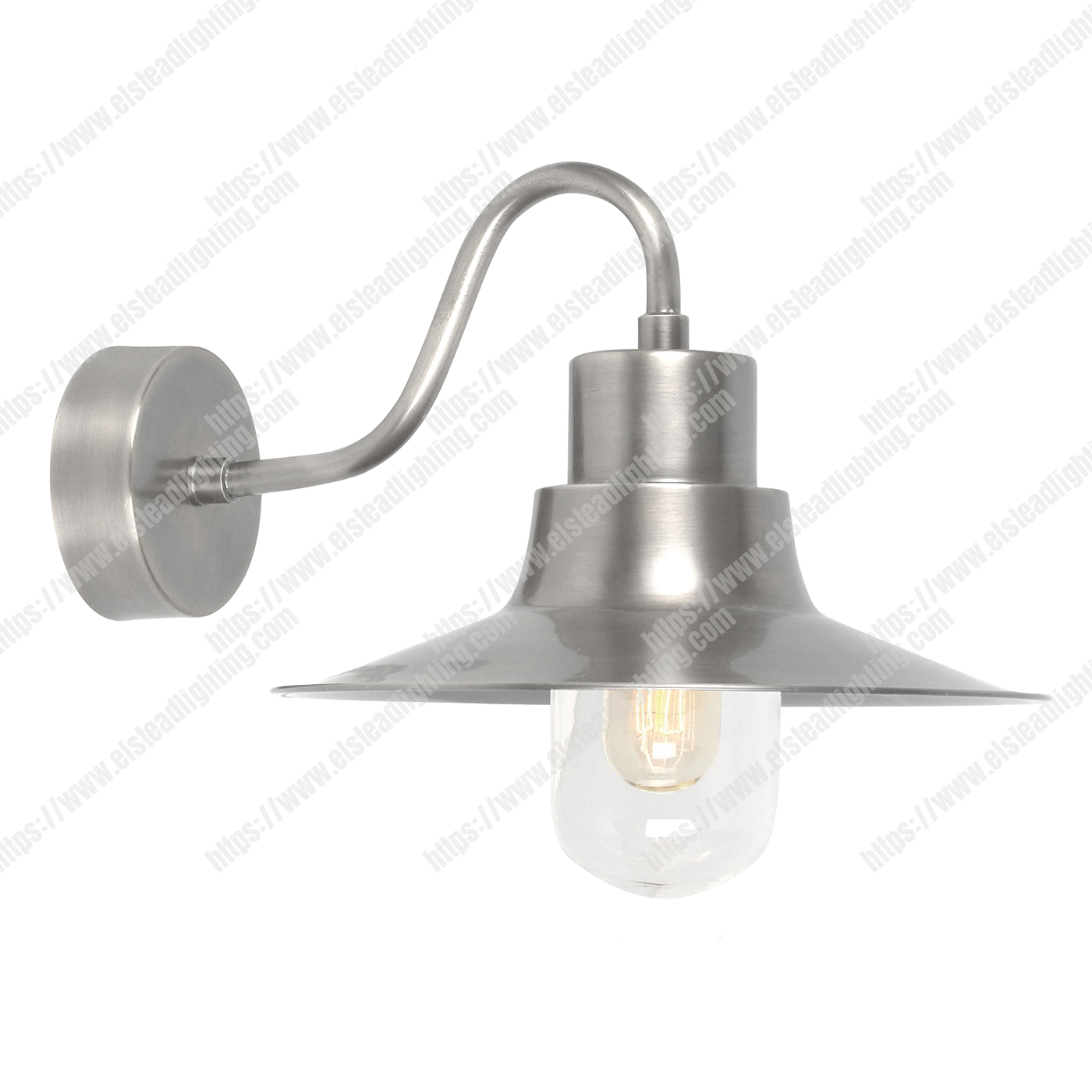 Sheldon 1 Light Wall Lantern - Antique Nickel