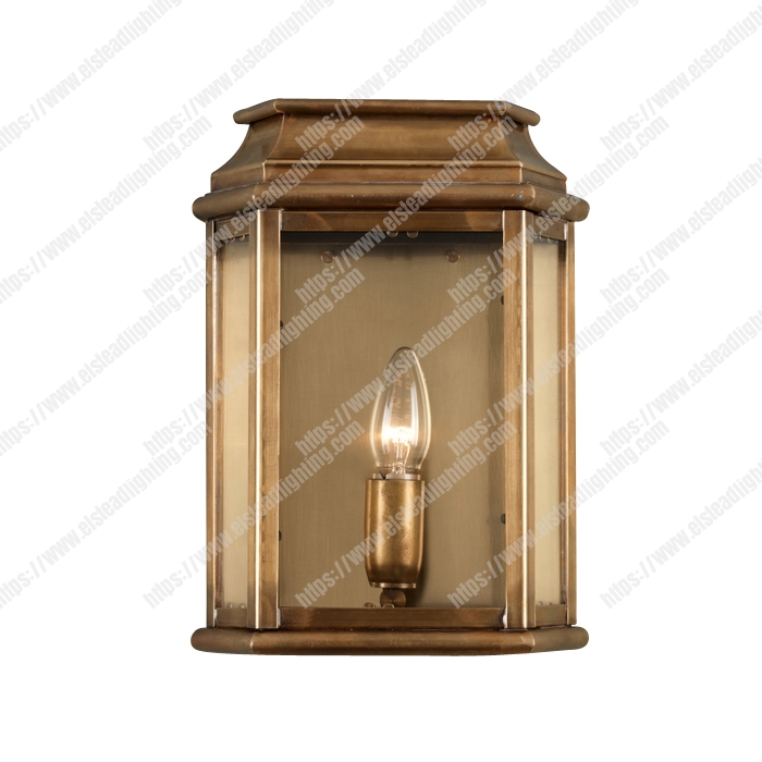St Martins 1 Light Wall Lantern – Brass