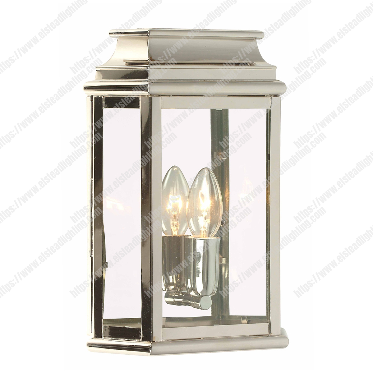 St Martins 1 Light Wall Lantern - Polished Nickel