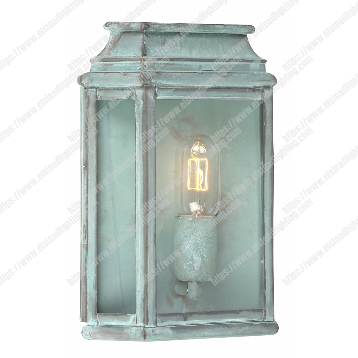St Martins 1 Light Wall Lantern - Verdigris
