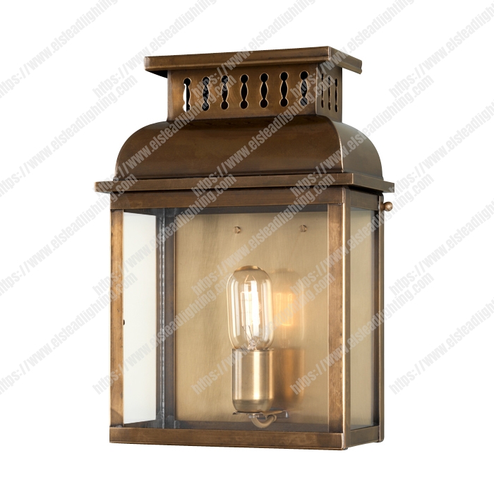 Westminster 1 Light Wall Lantern - Brass