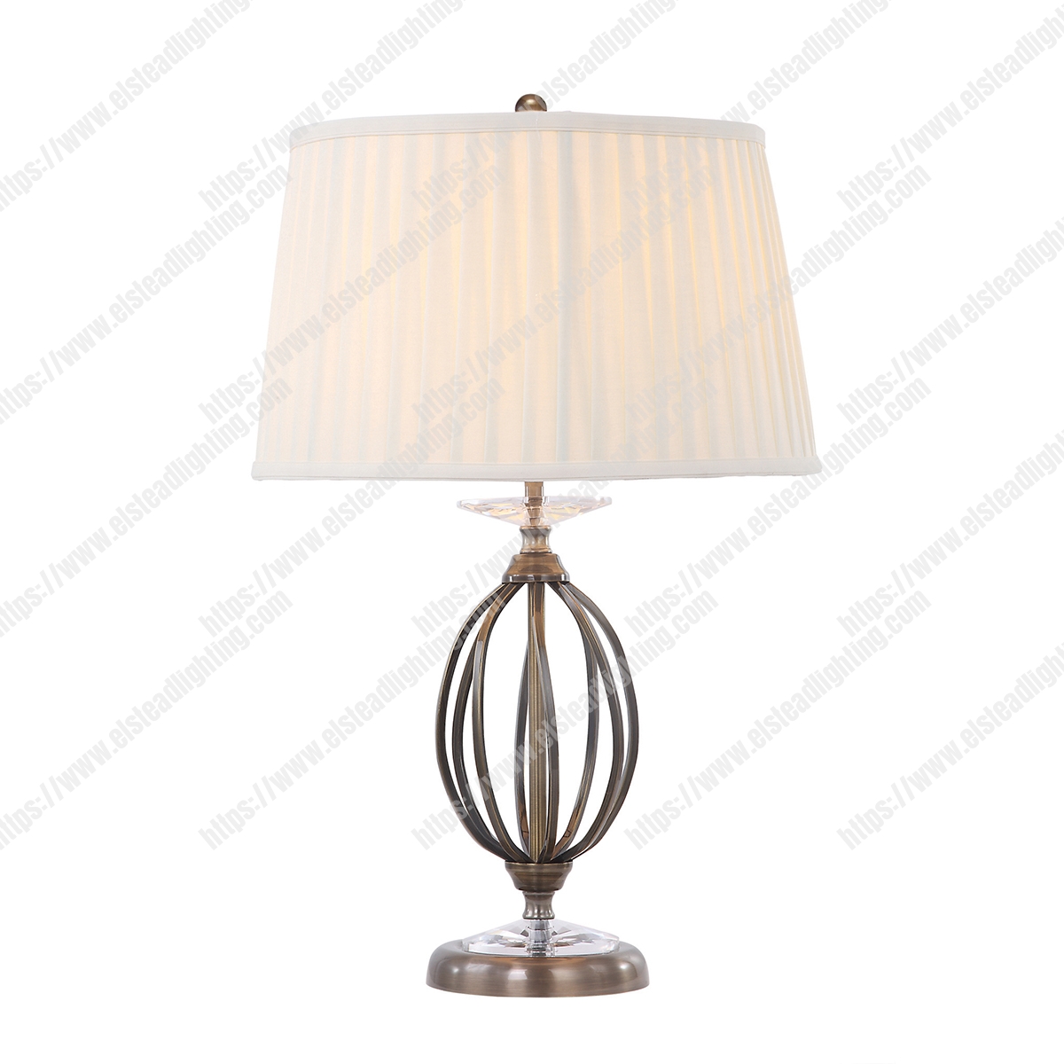 Aegean 1 Light Table Lamp – Aged Brass