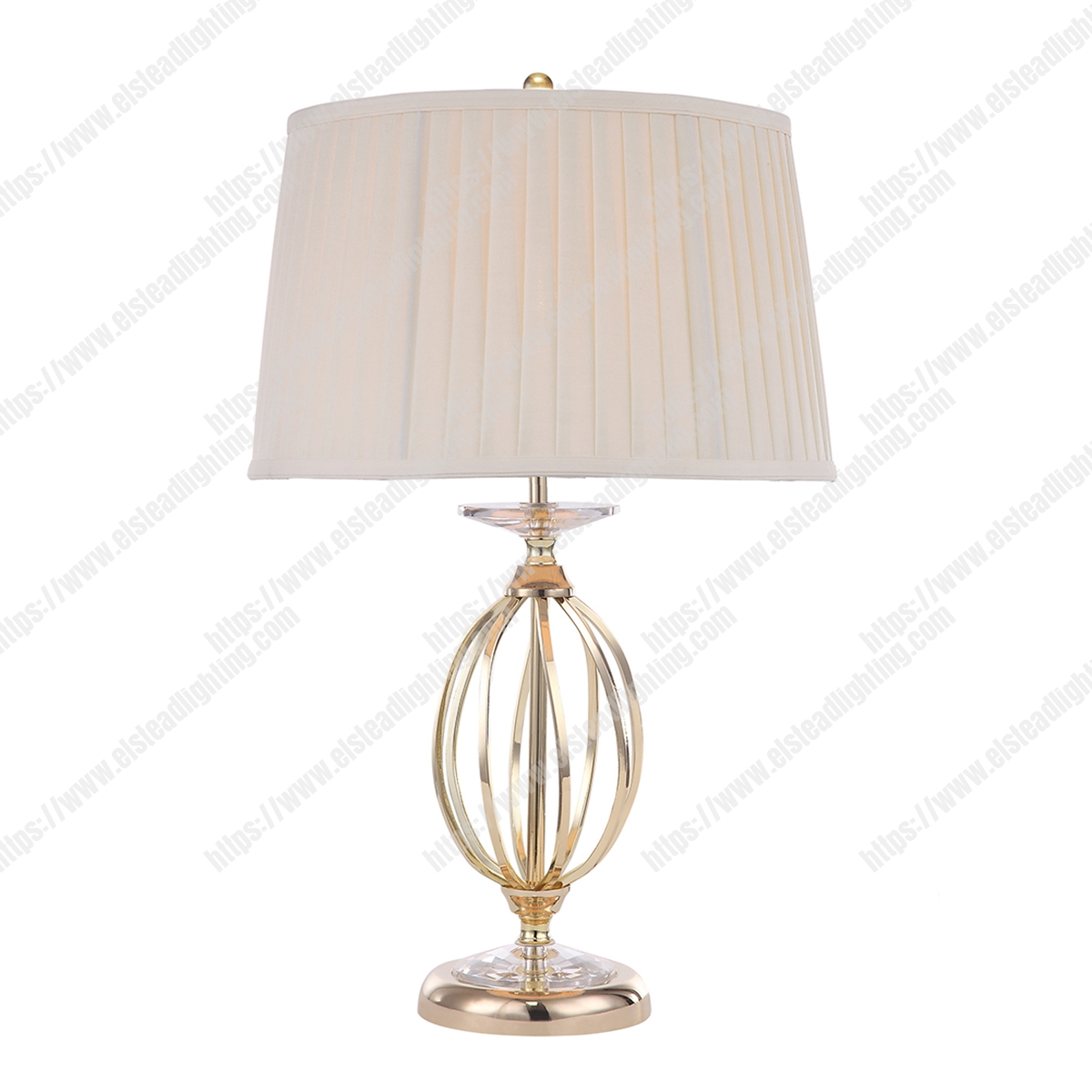 Aegean 1 Light Table Lamp – Polished Brass