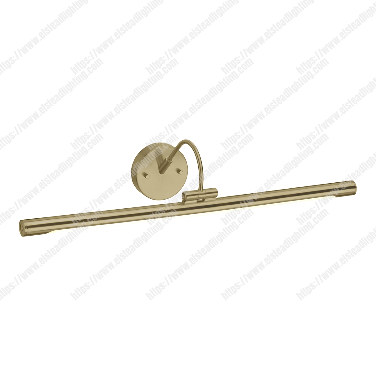 Alton 1 Light Large LED Picture Light - Brushed Brass