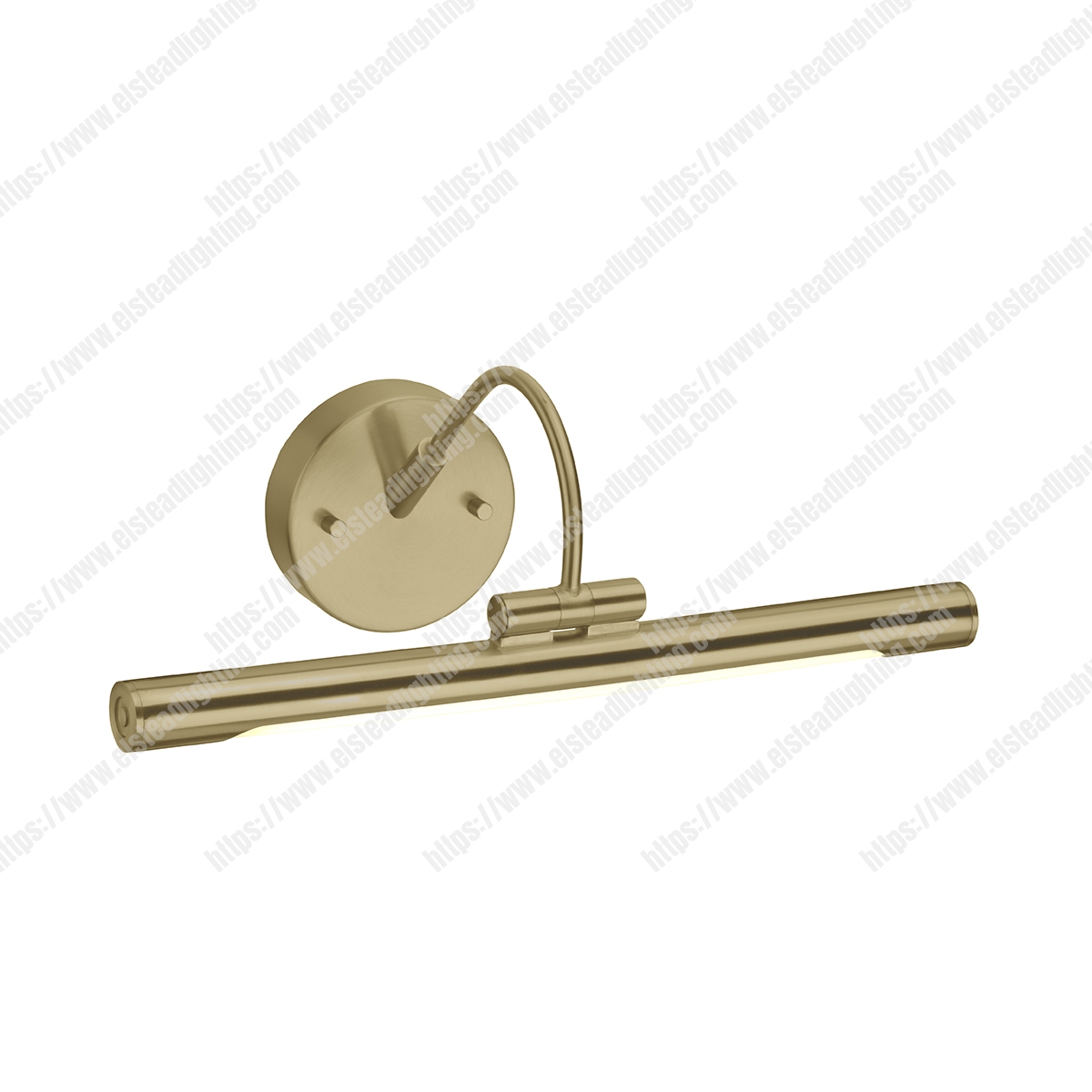Alton 1 Light Small LED Picture Light - Brushed Brass
