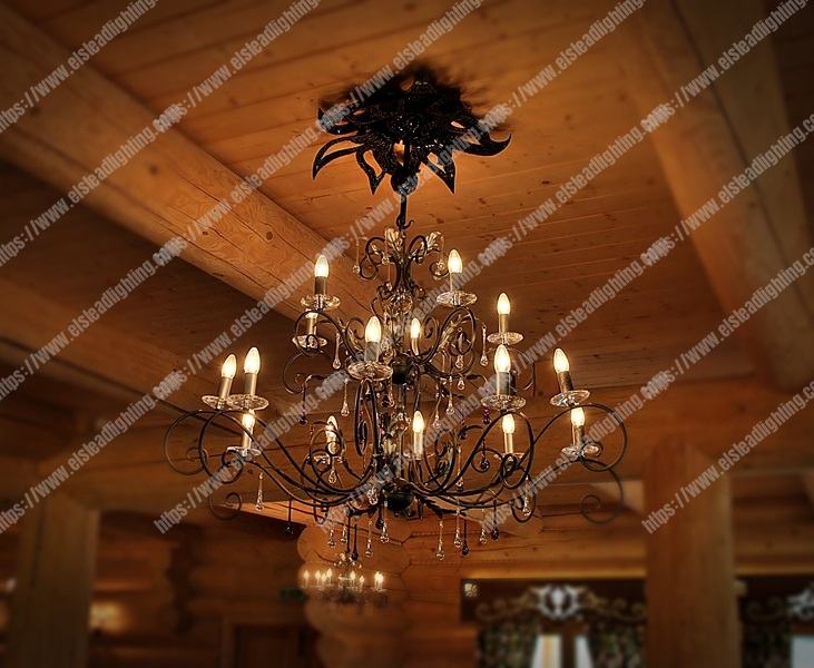Amarilli 15 Light Chandelier - Bronze