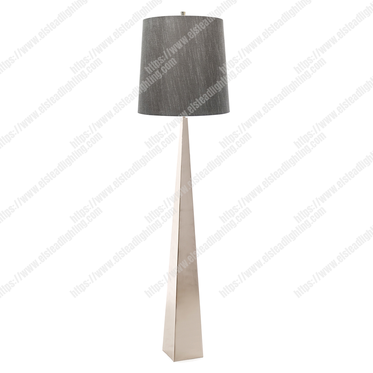 Ascent 1 Light Floor Lamp – Polished Nickle