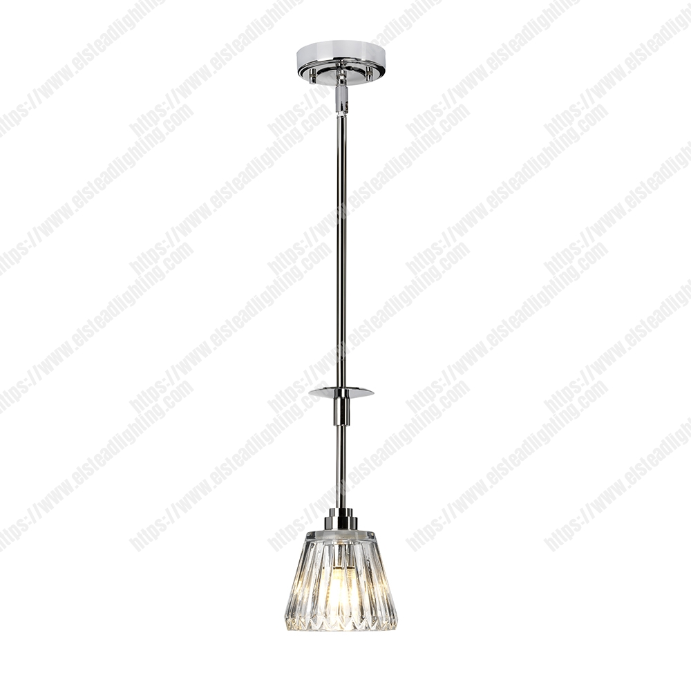Agatha 1 Light Pendant – Polished Chrome