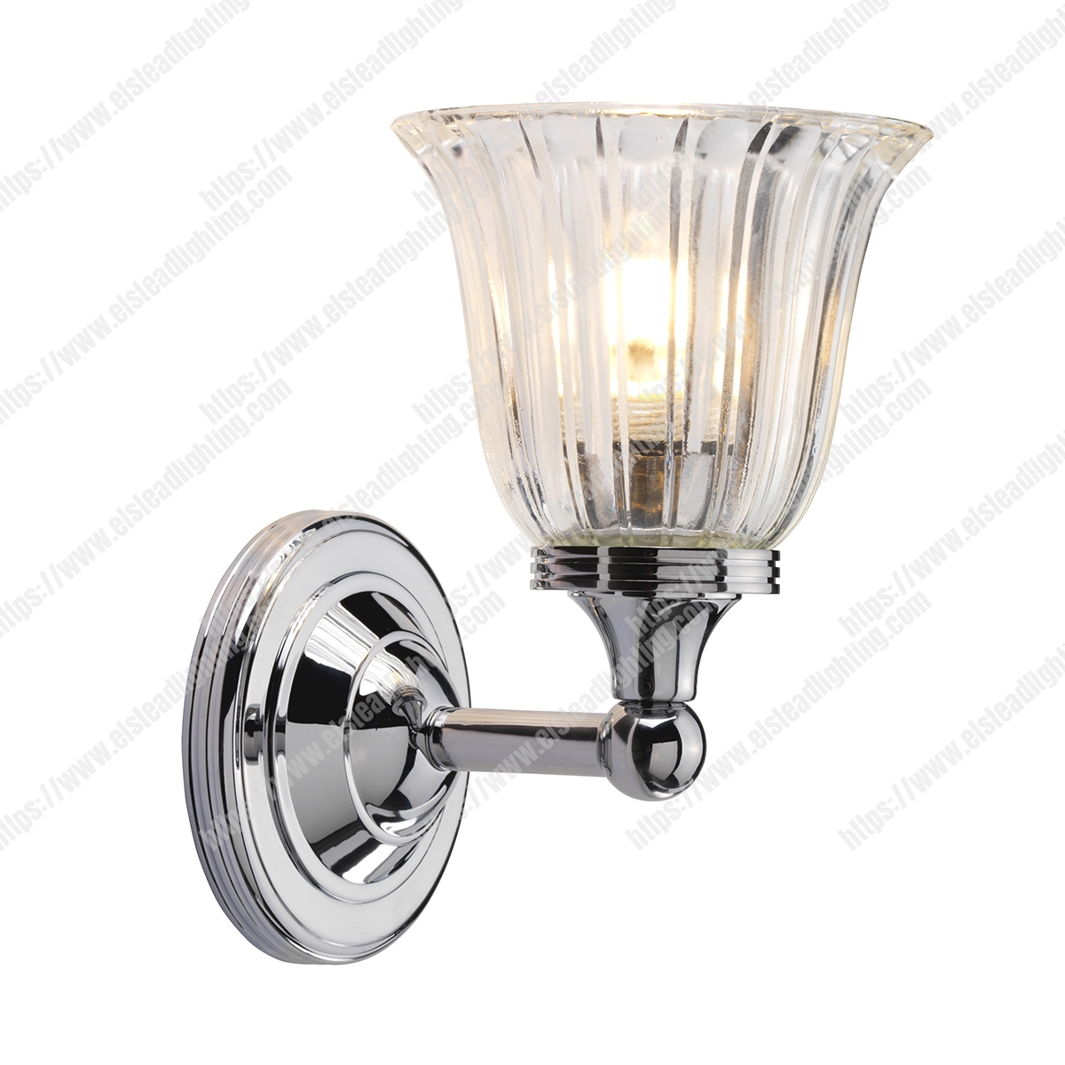 Austen 1 Light Wall Light – Polished Chrome