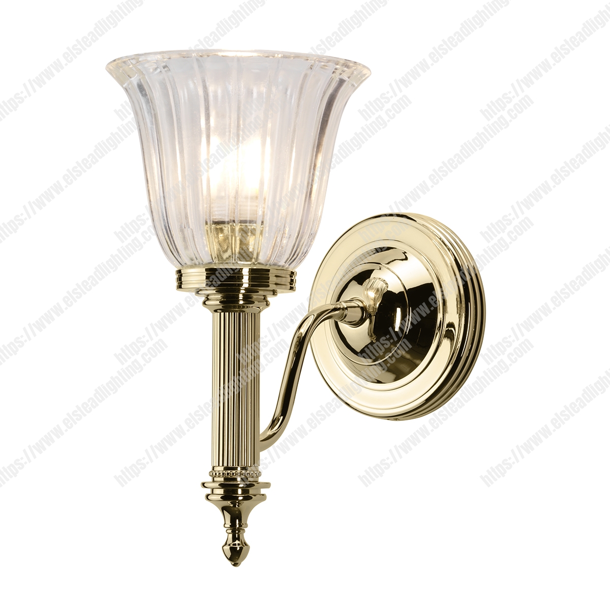 Carroll 1 Light - Polished Brass