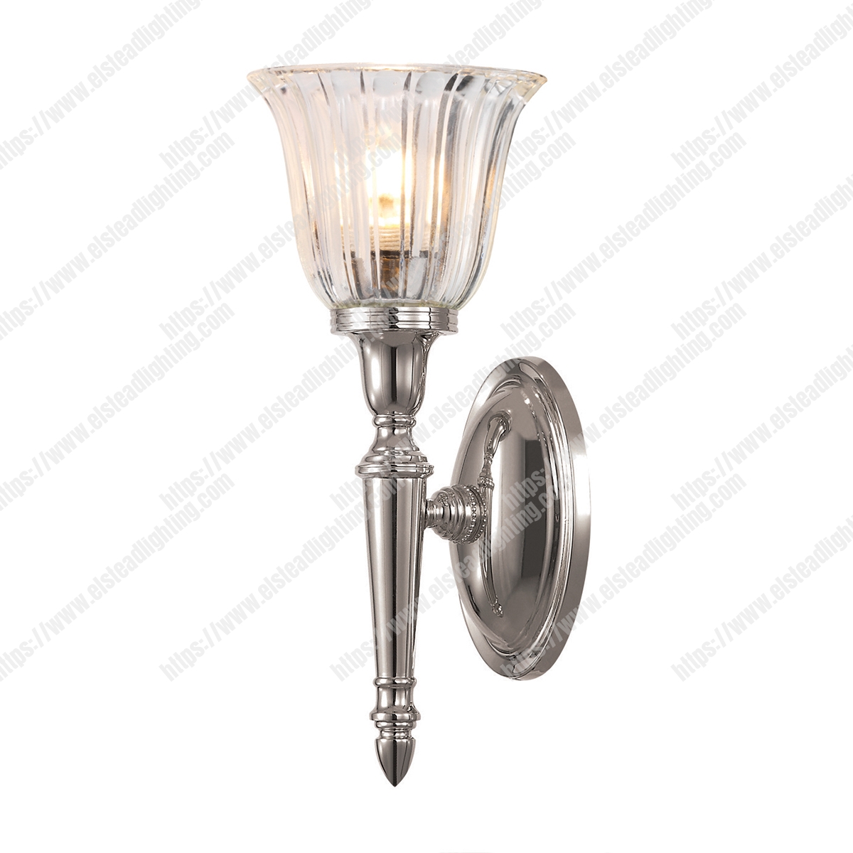 Dryden 1 Light Wall Light – Polished Nickel
