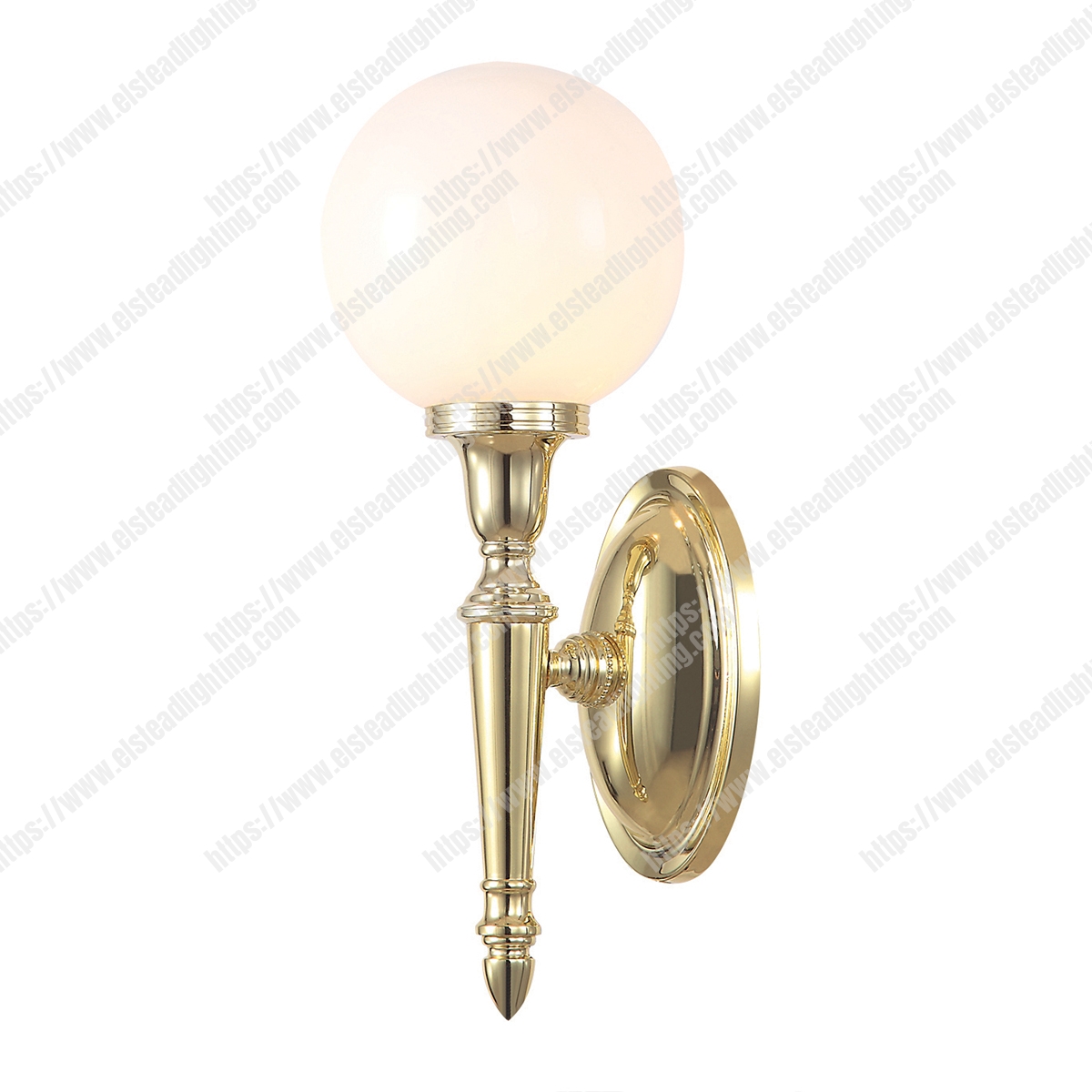 Dryden 1 Light Wall Light - Polished Brass