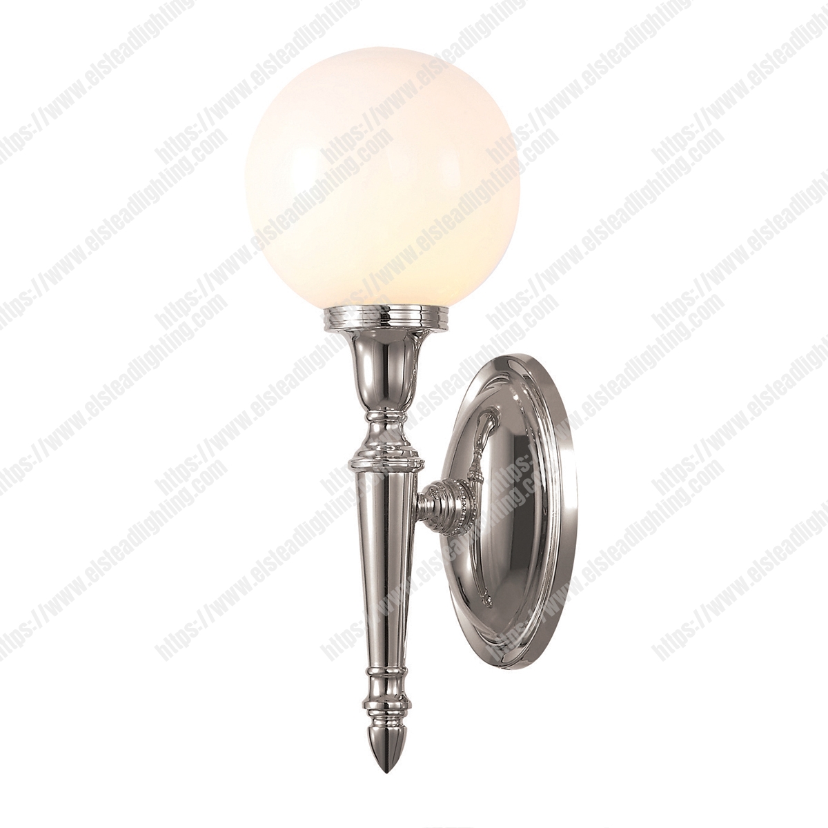 Dryden 1 Light Wall Light – Polished Nickel