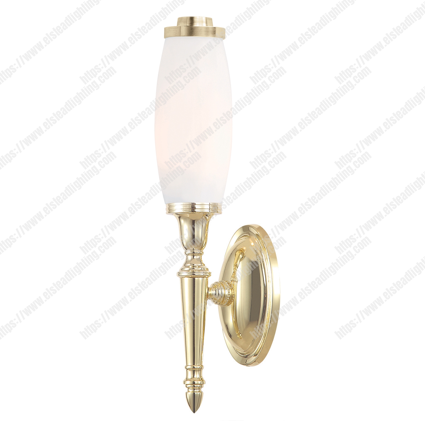 Dryden 1 Light Wall Light – Polished Brass