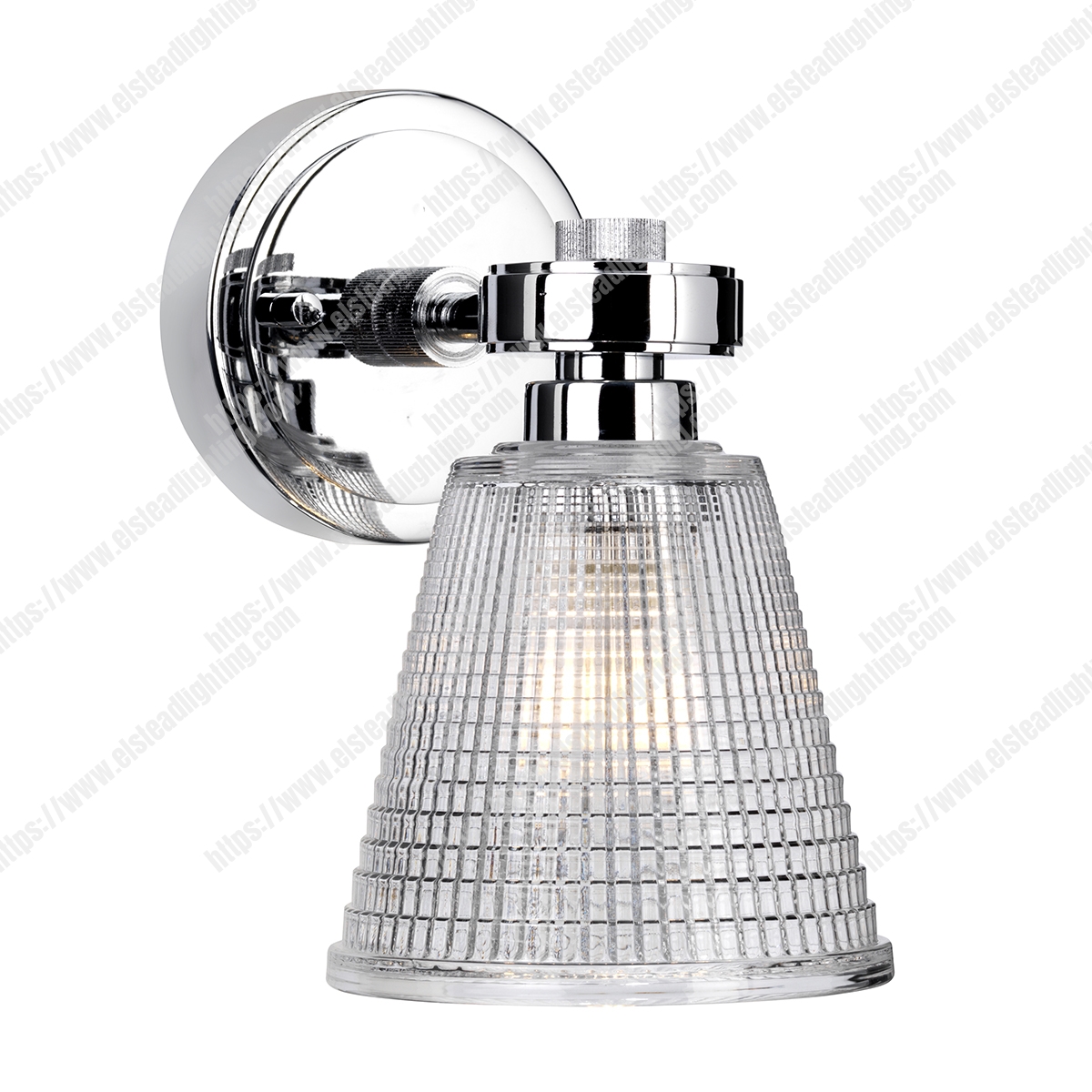 Gunnislake 1 Light Wall Light - Polished Chrome