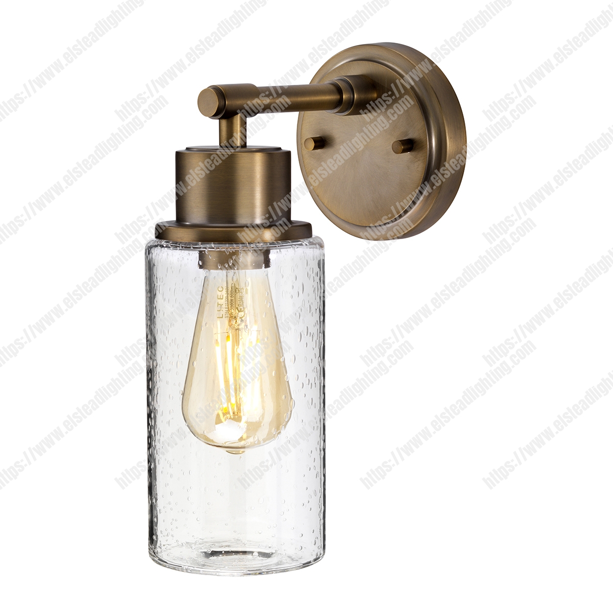 Morvah 1 Light Wall Light – Brushed Brass
