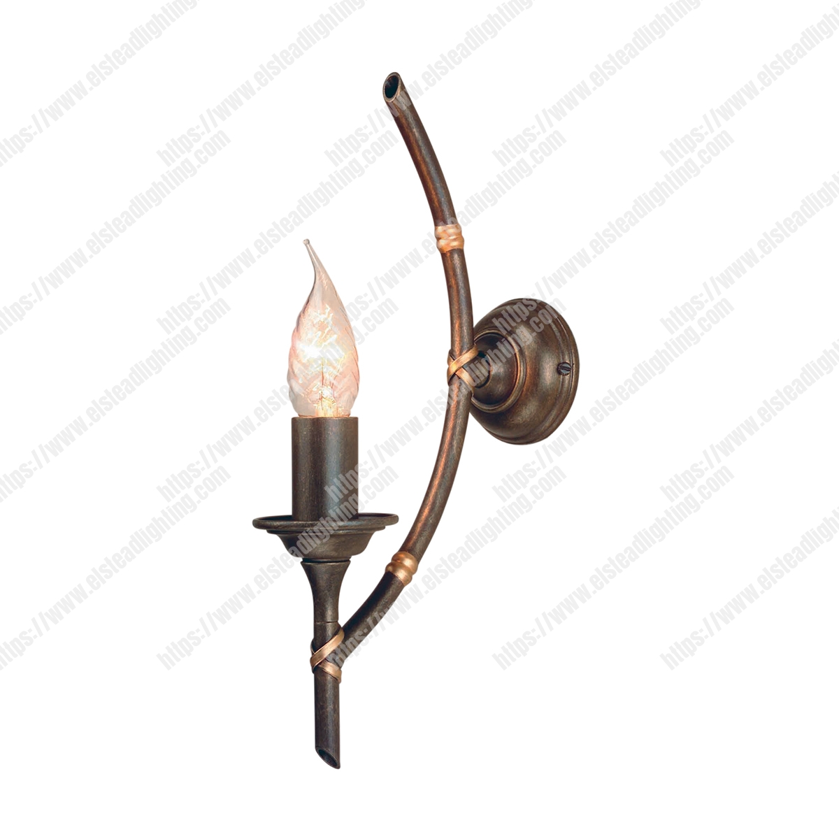 Bamboo 1 Light Wall Light