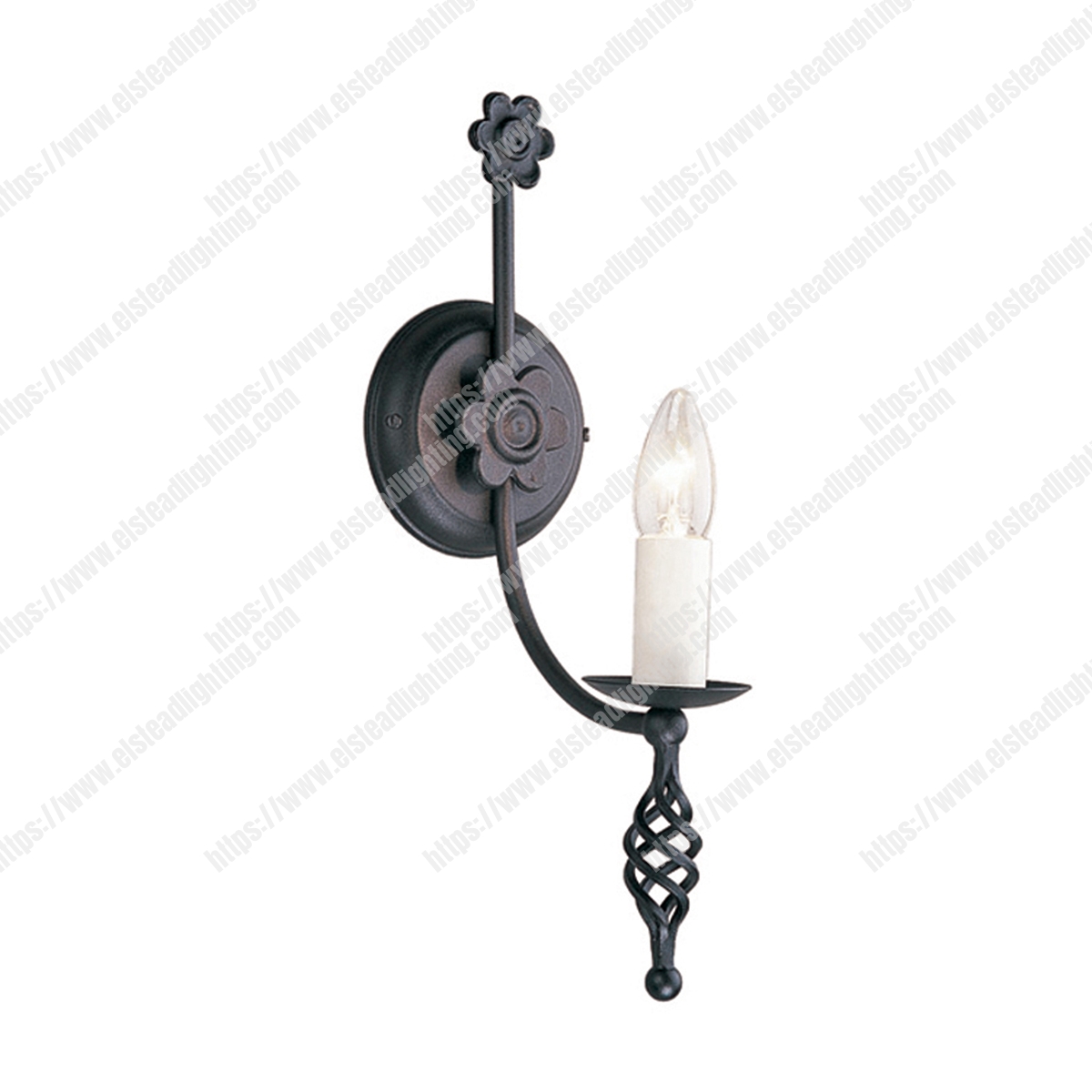 Belfry 1 Light Wall Light Black