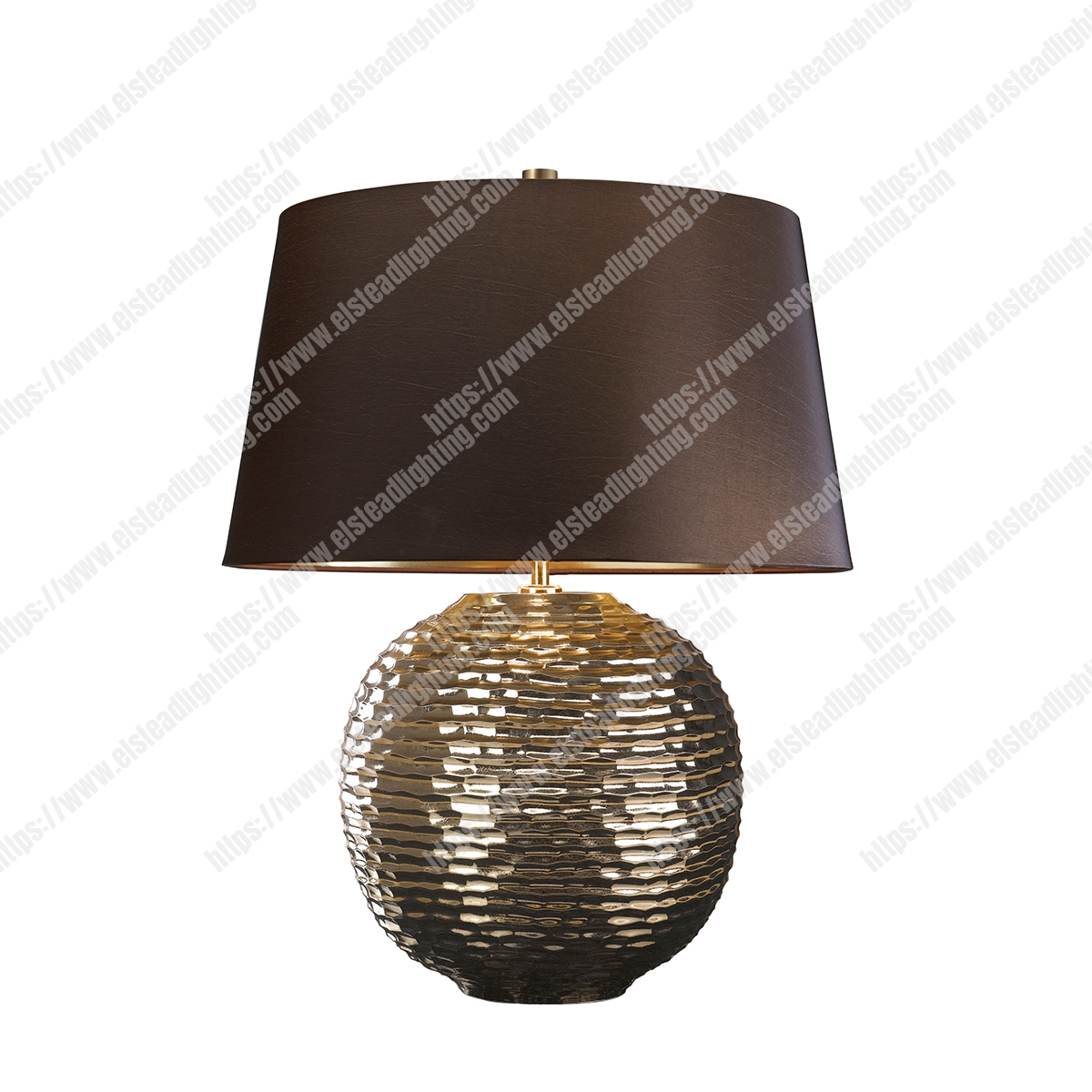 Caesar 1 Light Table Lamp - Gold
