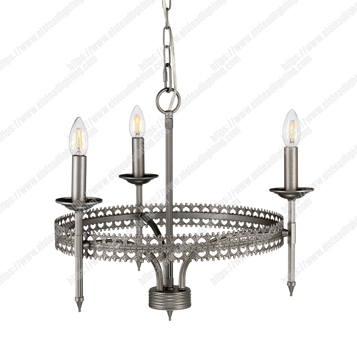 Crown 3 Light Chandelier
