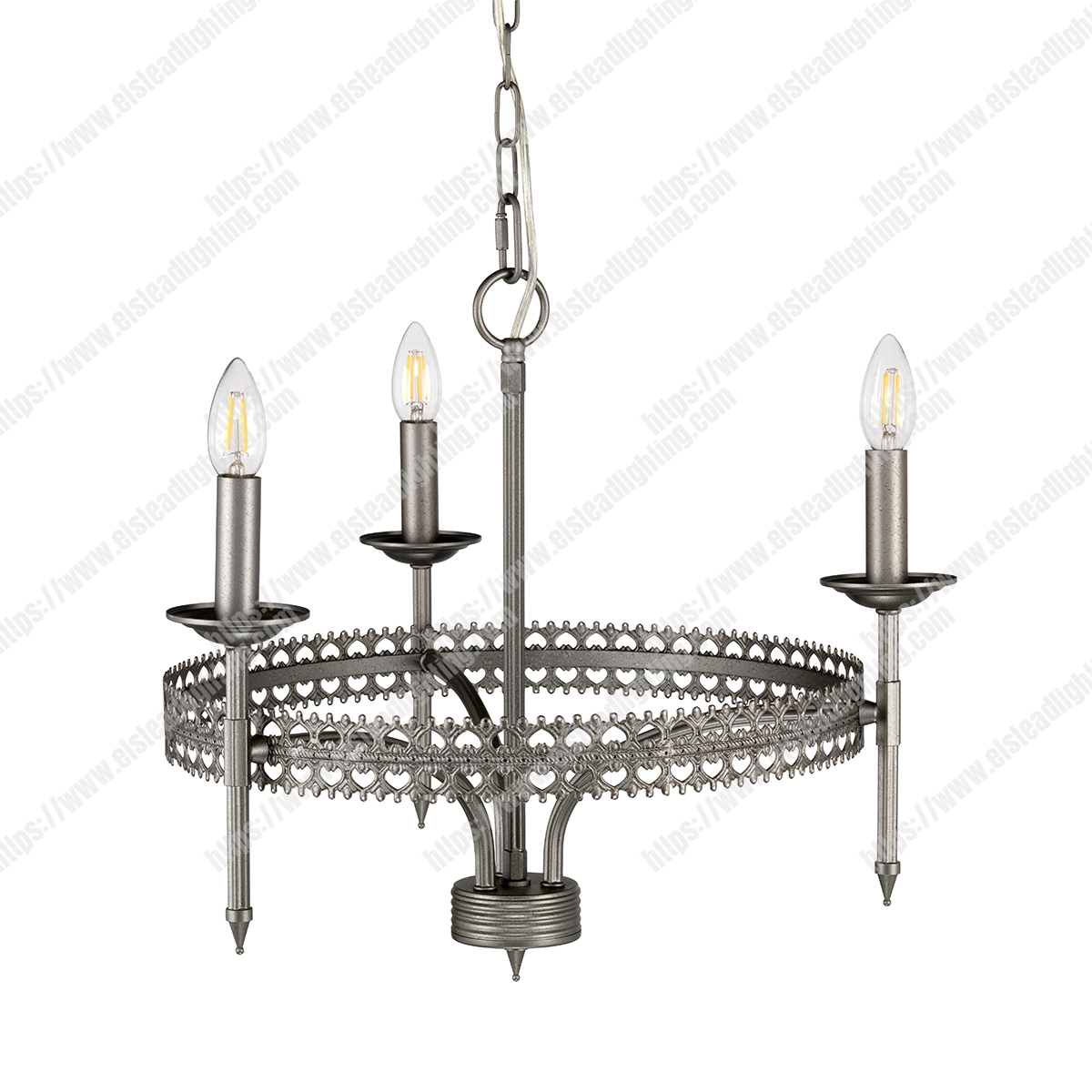 Crown 3 Light Chandelier