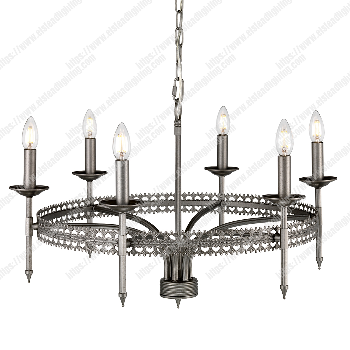 Crown 6 Light Chandelier