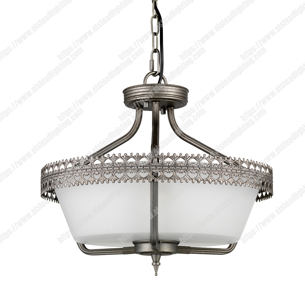 Crown 3 Light Semi-Flush/Pendant
