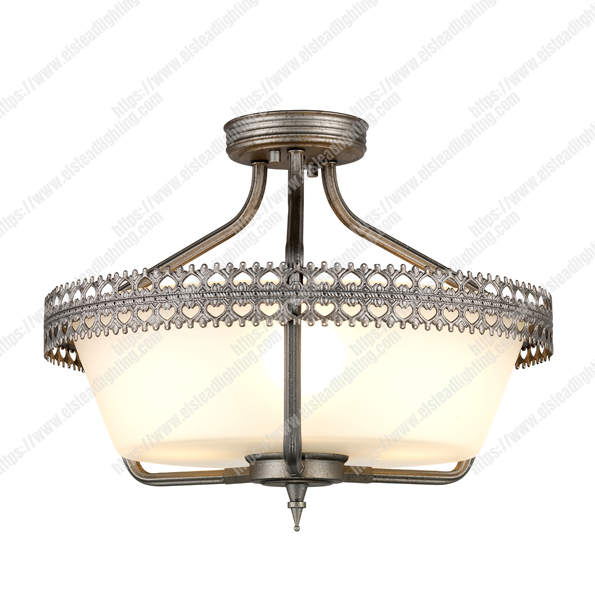 Crown 3 Light Semi-Flush/Pendant