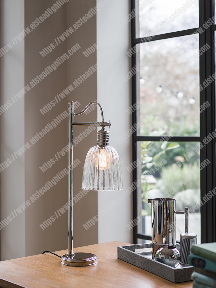 Douille 1 Light Table Lamp - Polished Nickel