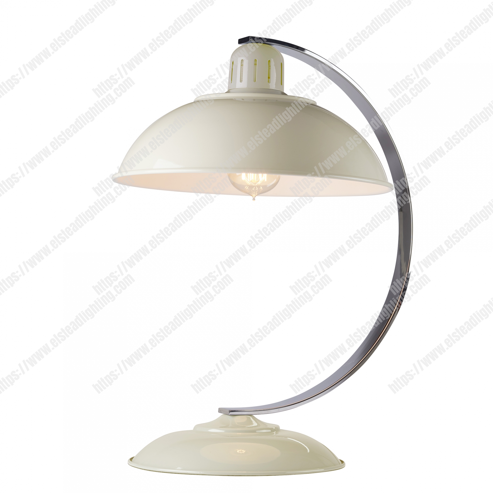 Franklin 1 Light Desk Lamp – Cream