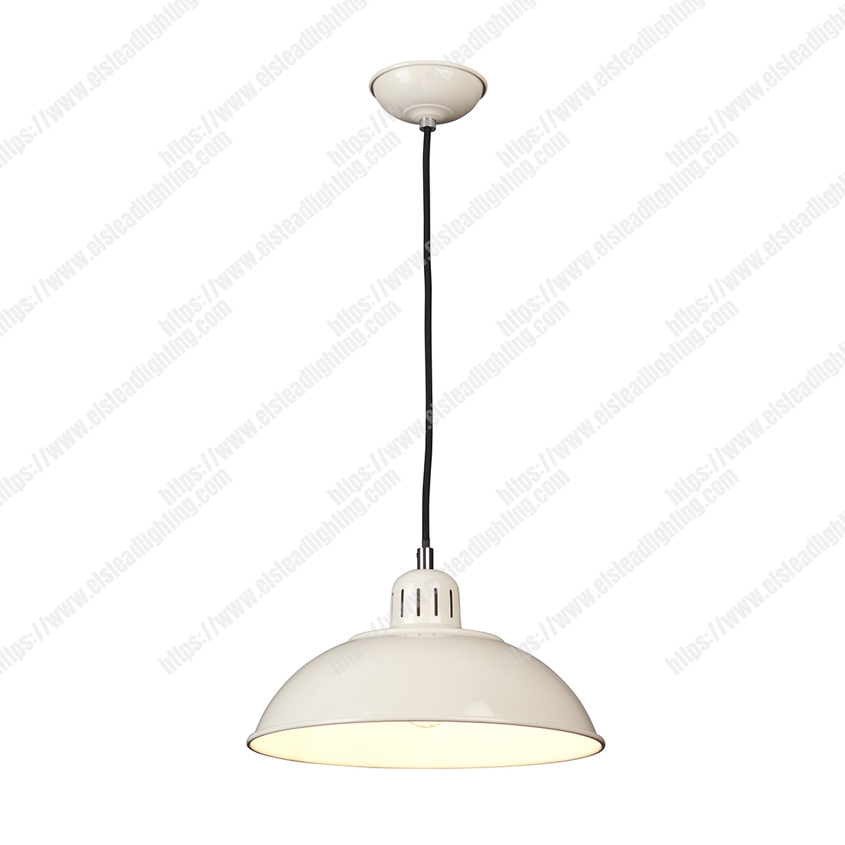 Franklin 1 Light Pendant – Cream