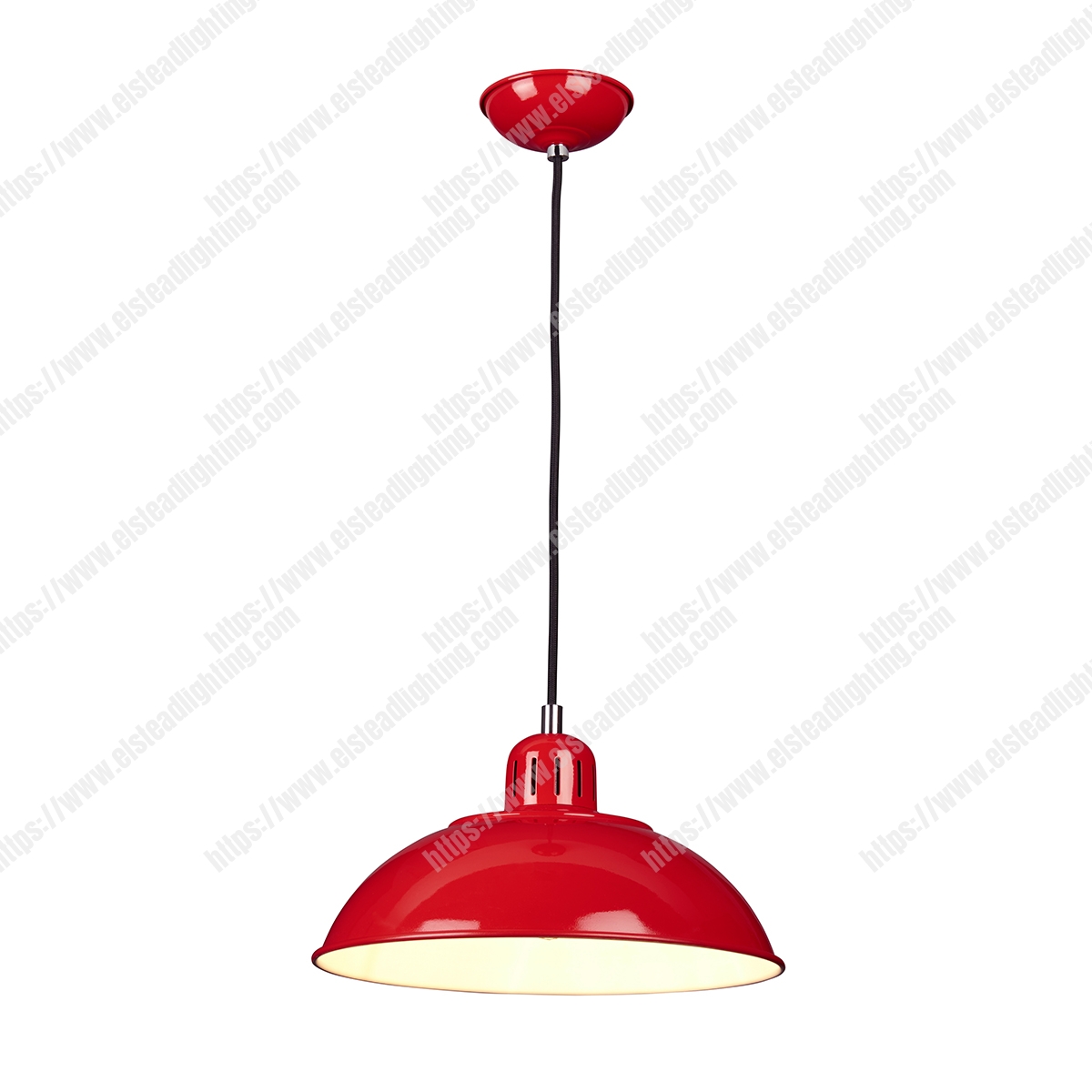 Franklin 1 Light Pendant – Red