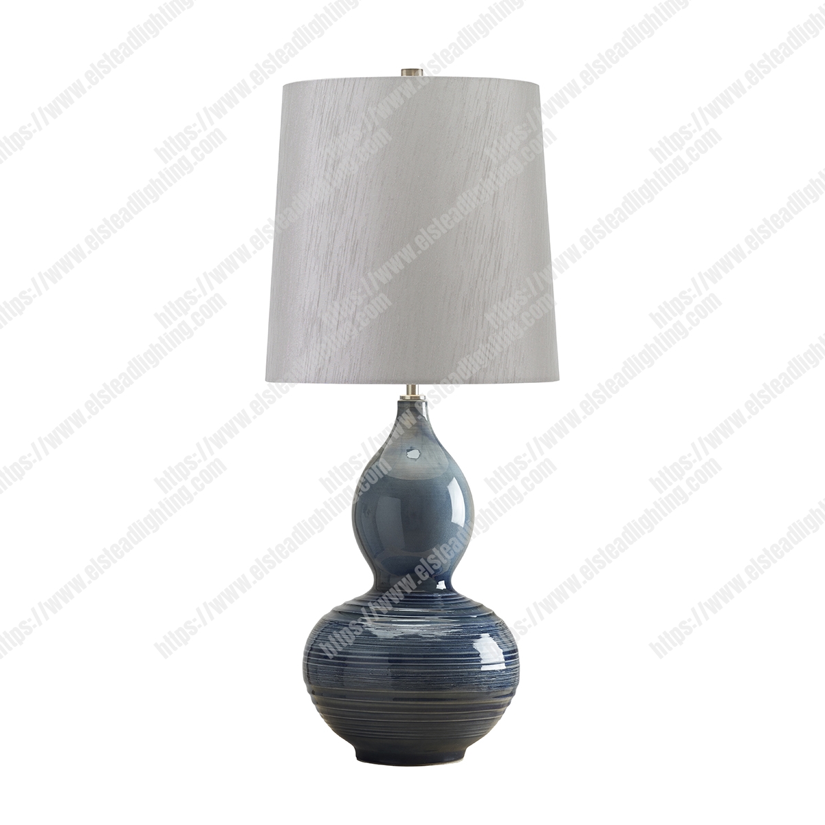 Lapis Gourd 1 Light Table Lamp