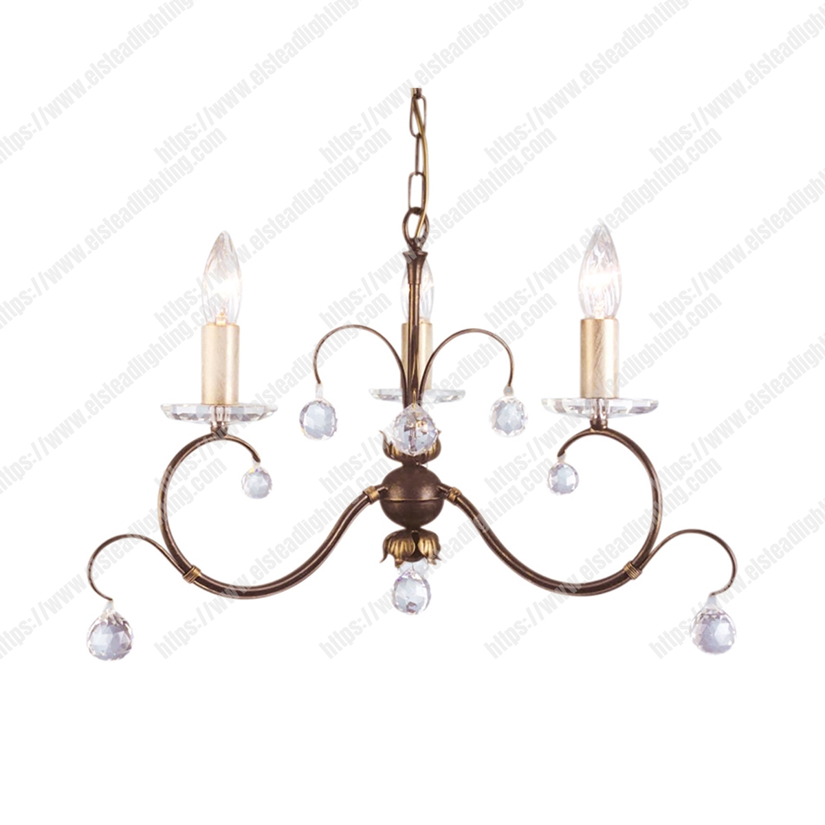 Lunetta 3 Light Chandelier